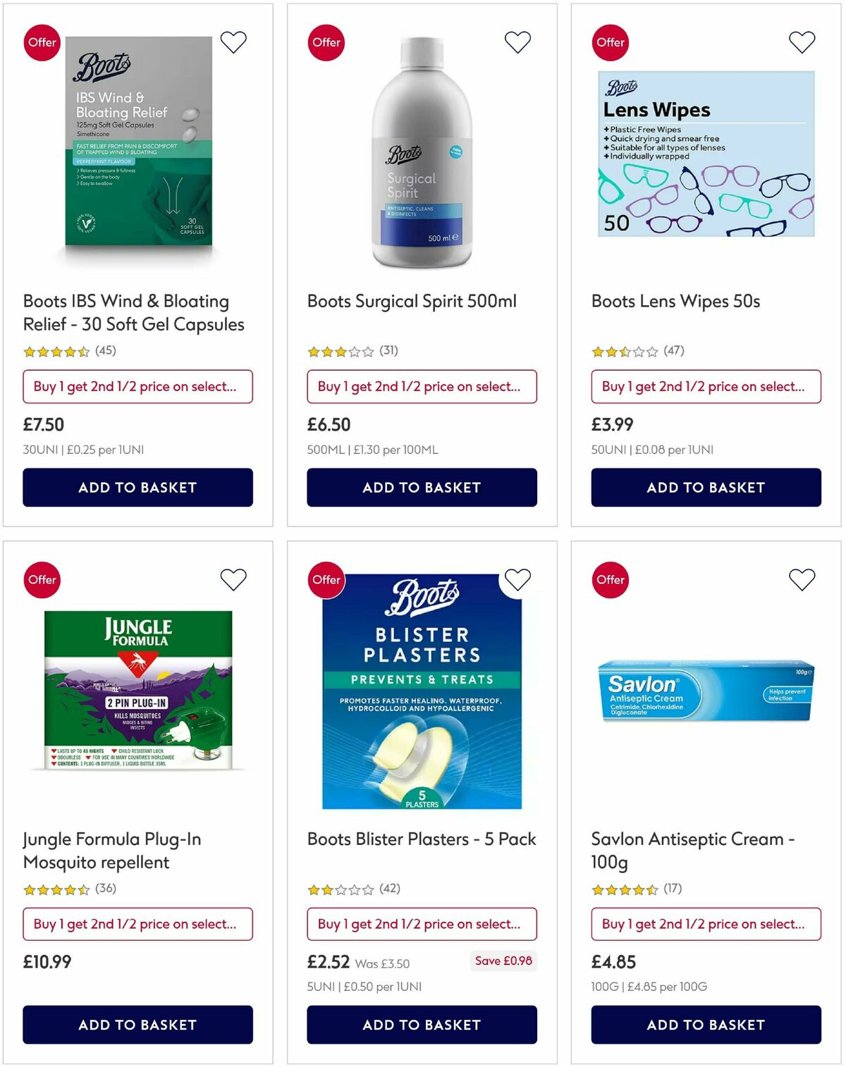 Boots Offers from 24 April