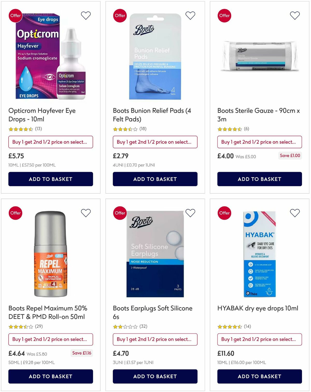 Boots Offers from 24 April