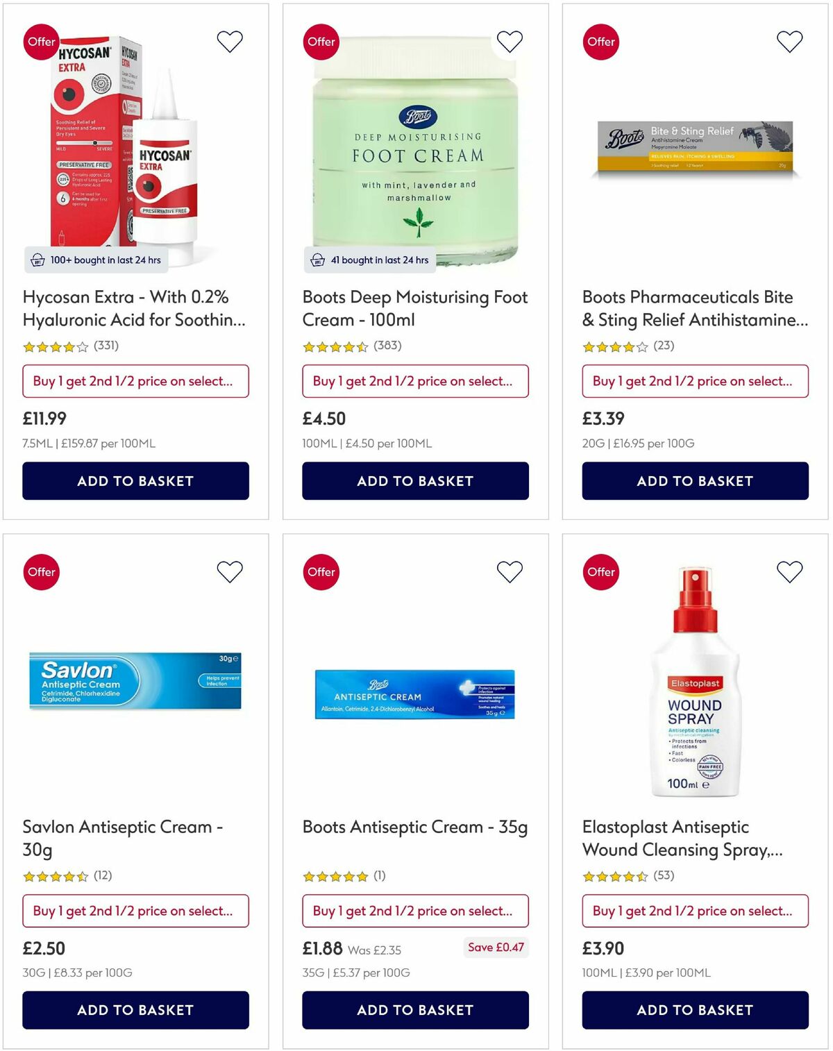 Boots Offers from 24 April