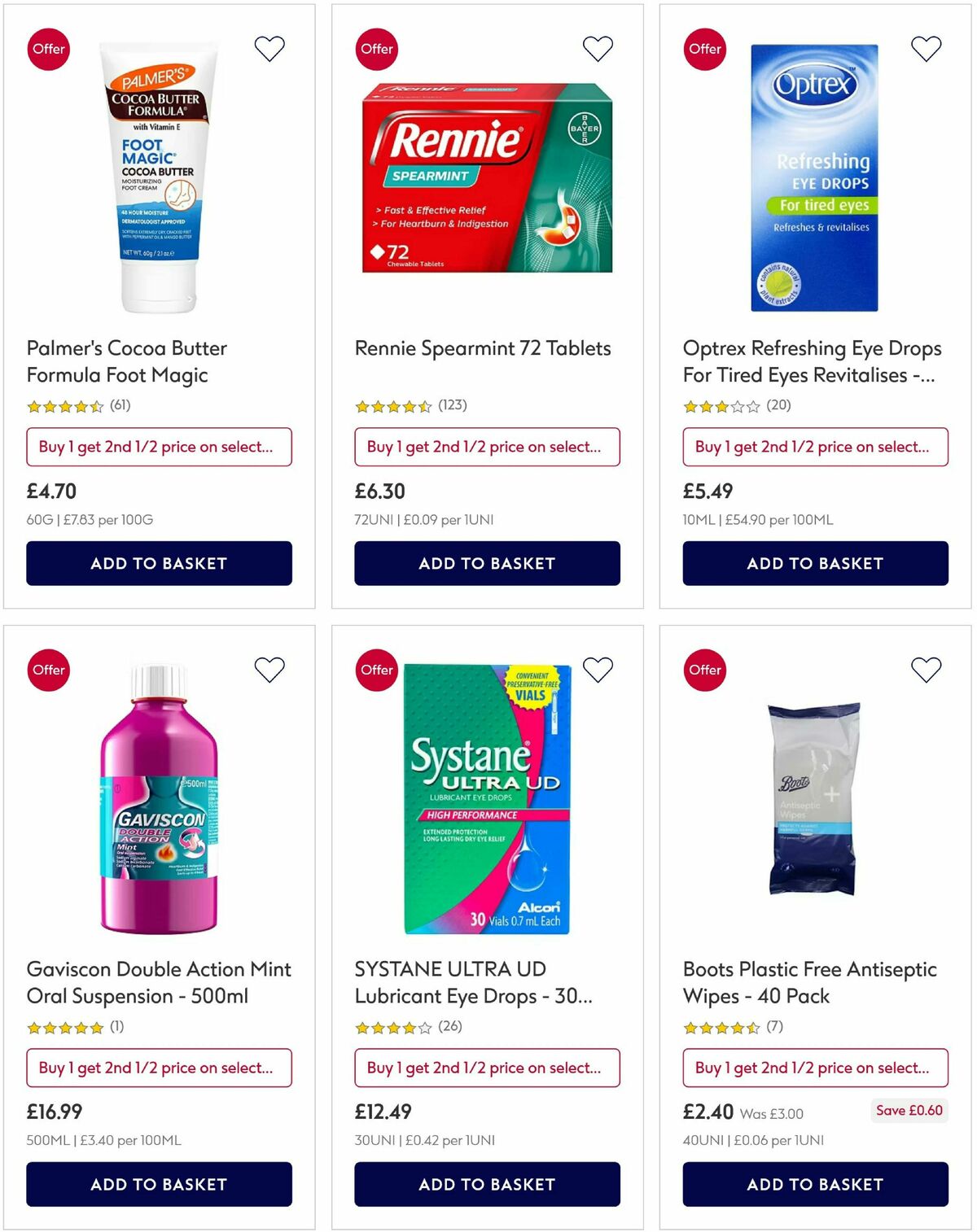 Boots Offers from 24 April