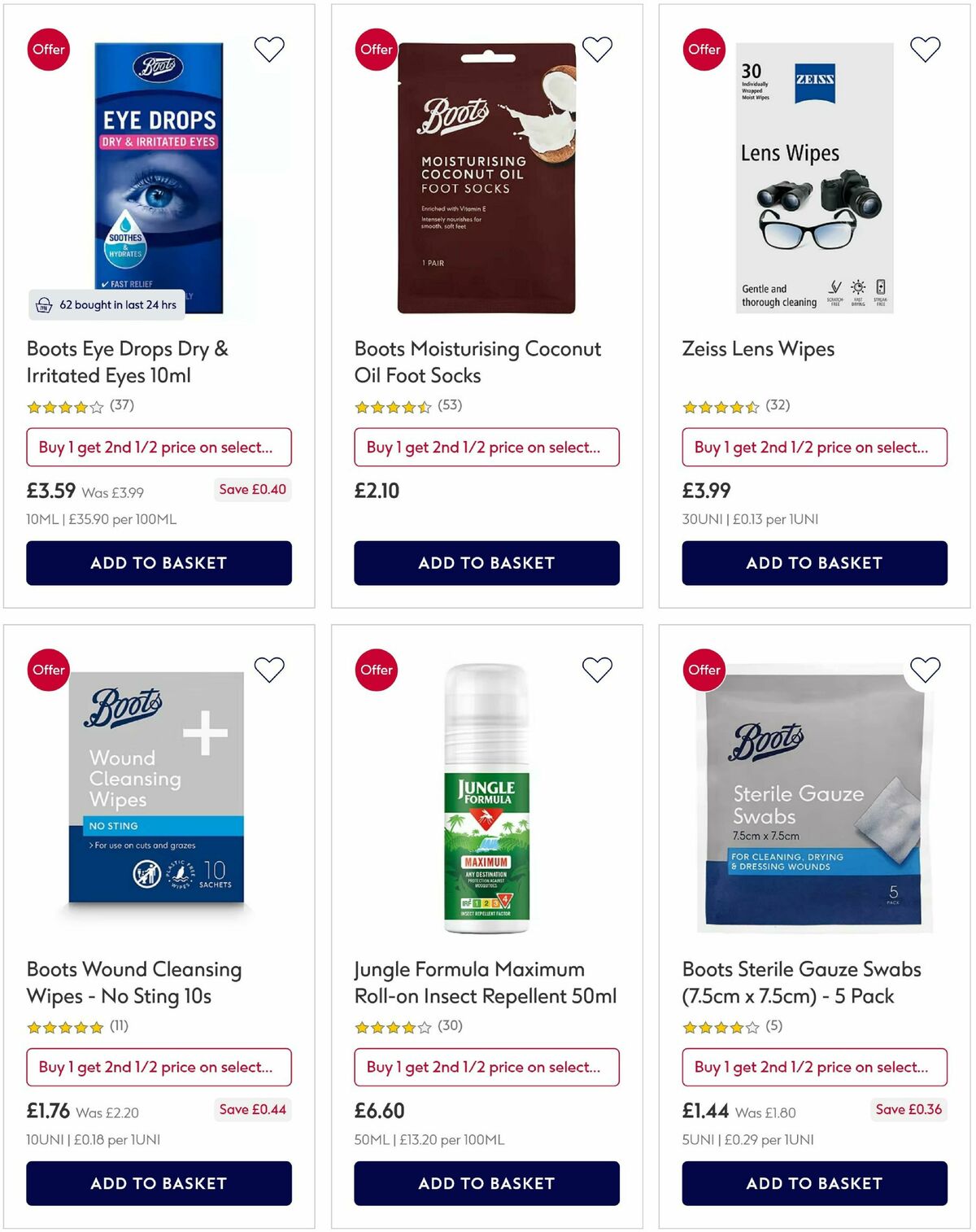 Boots Offers from 24 April