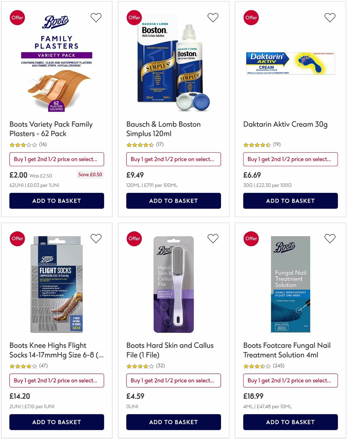 Boots Offers from 24 April