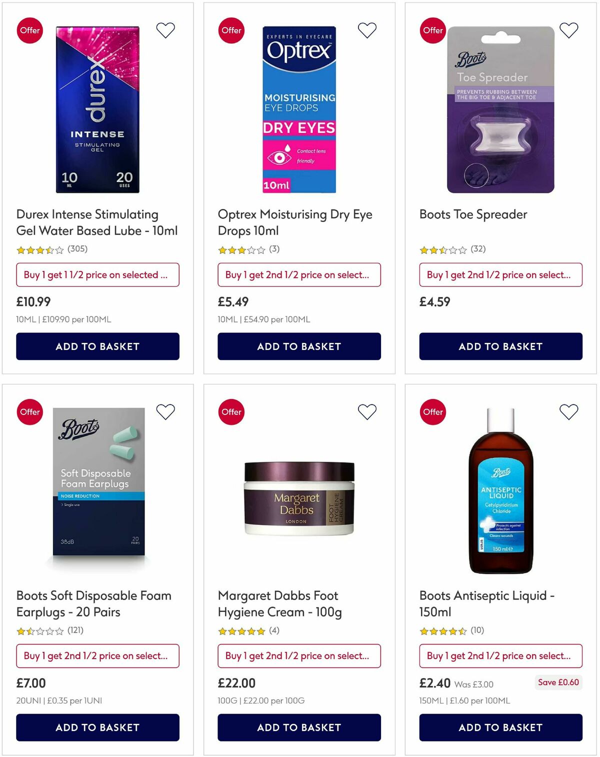 Boots Offers from 24 April