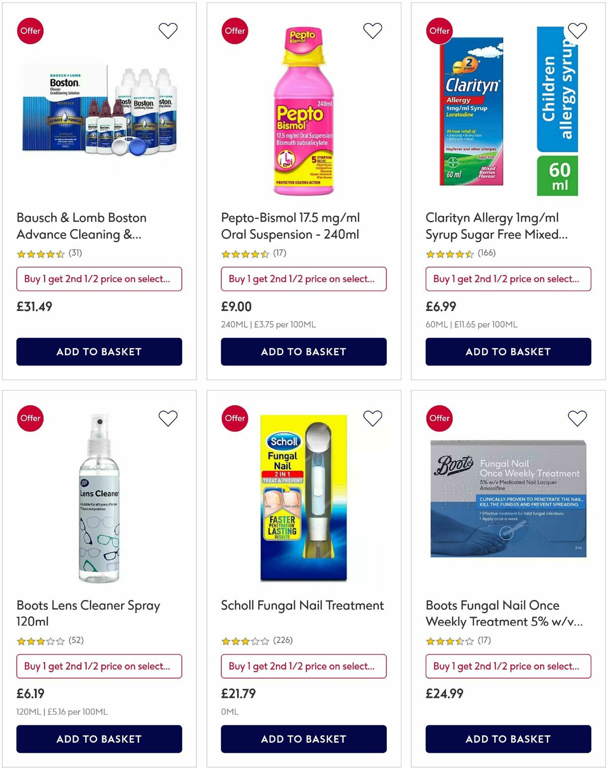 Boots Offers from 24 April