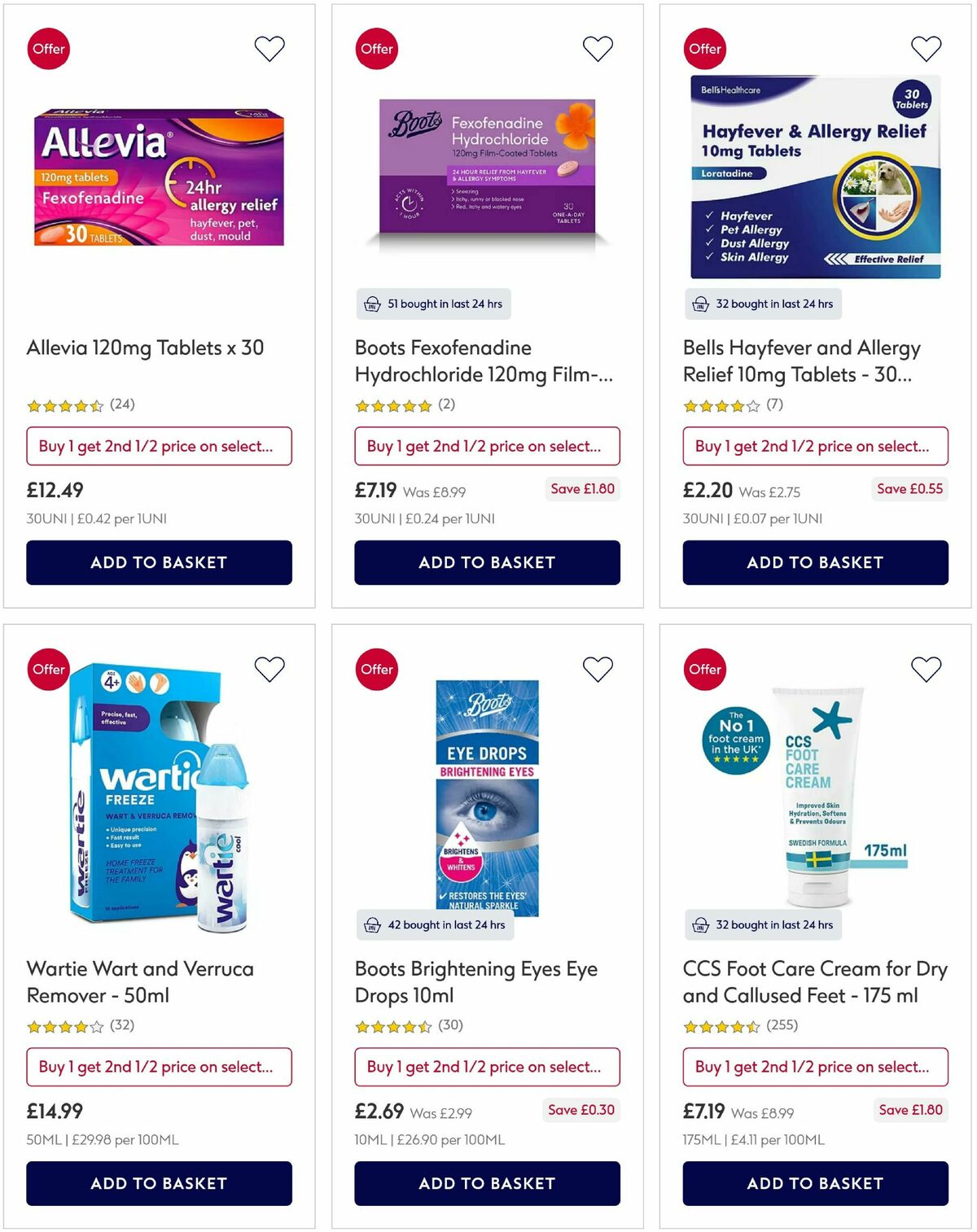 Boots Offers from 24 April