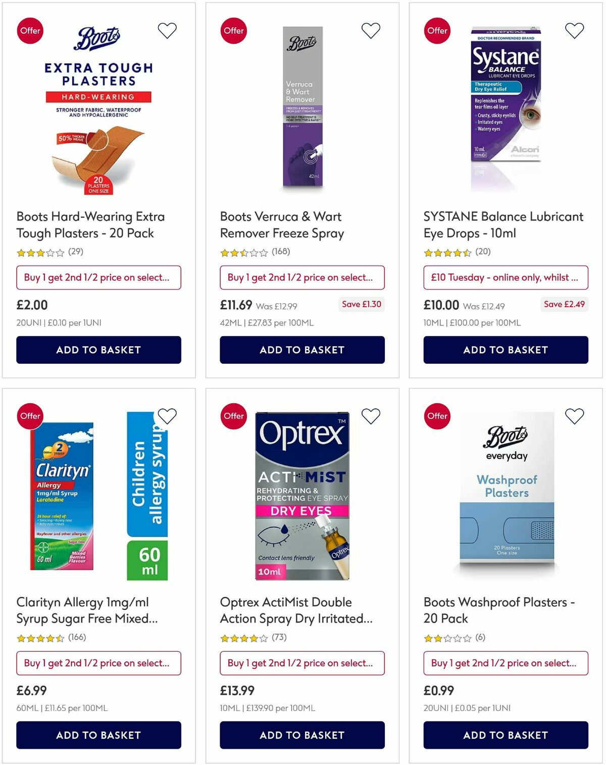 Boots Offers from 10 June