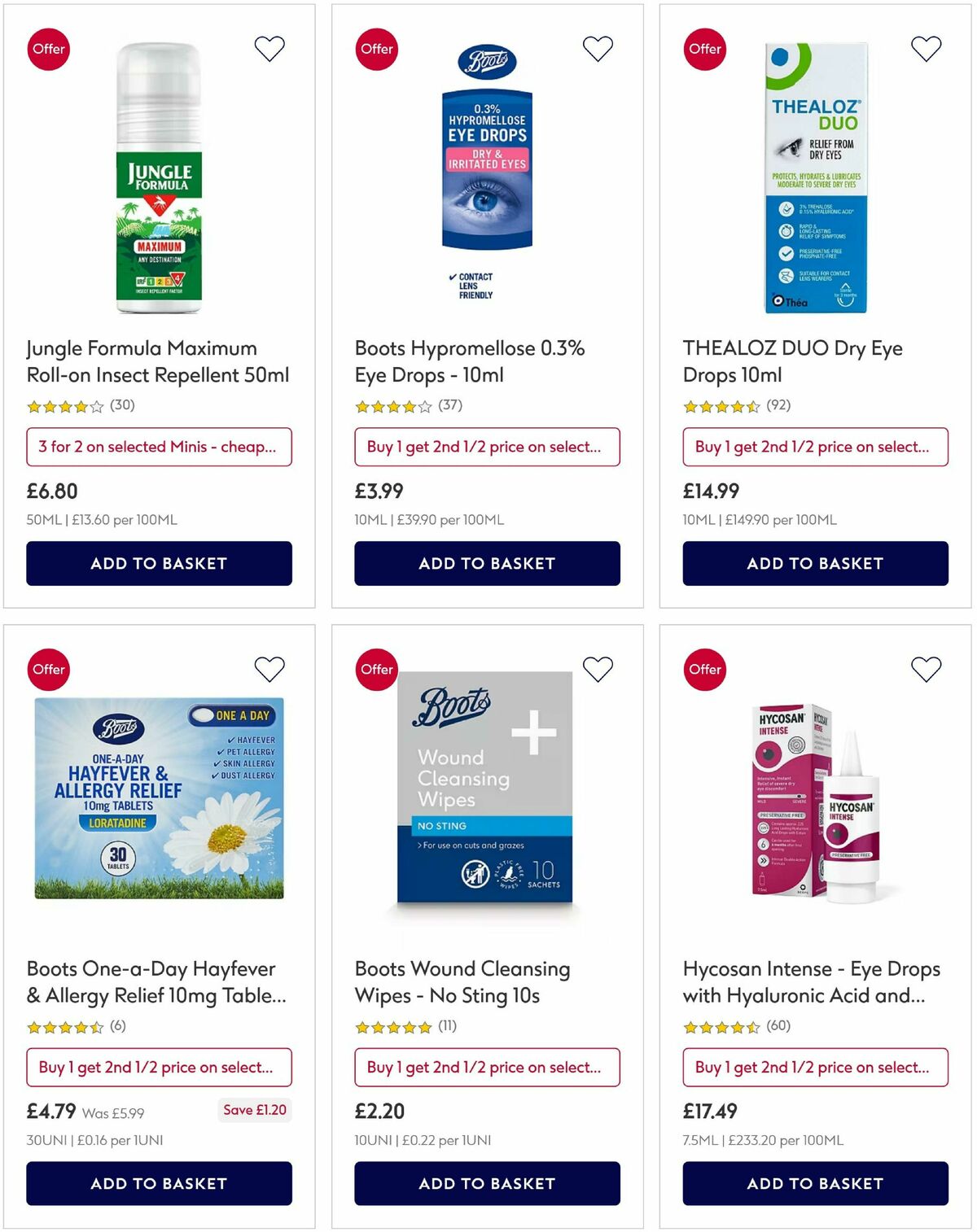 Boots Offers from 10 June