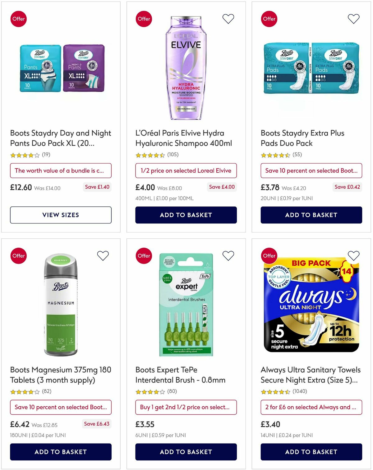 Boots Offers from 8 July