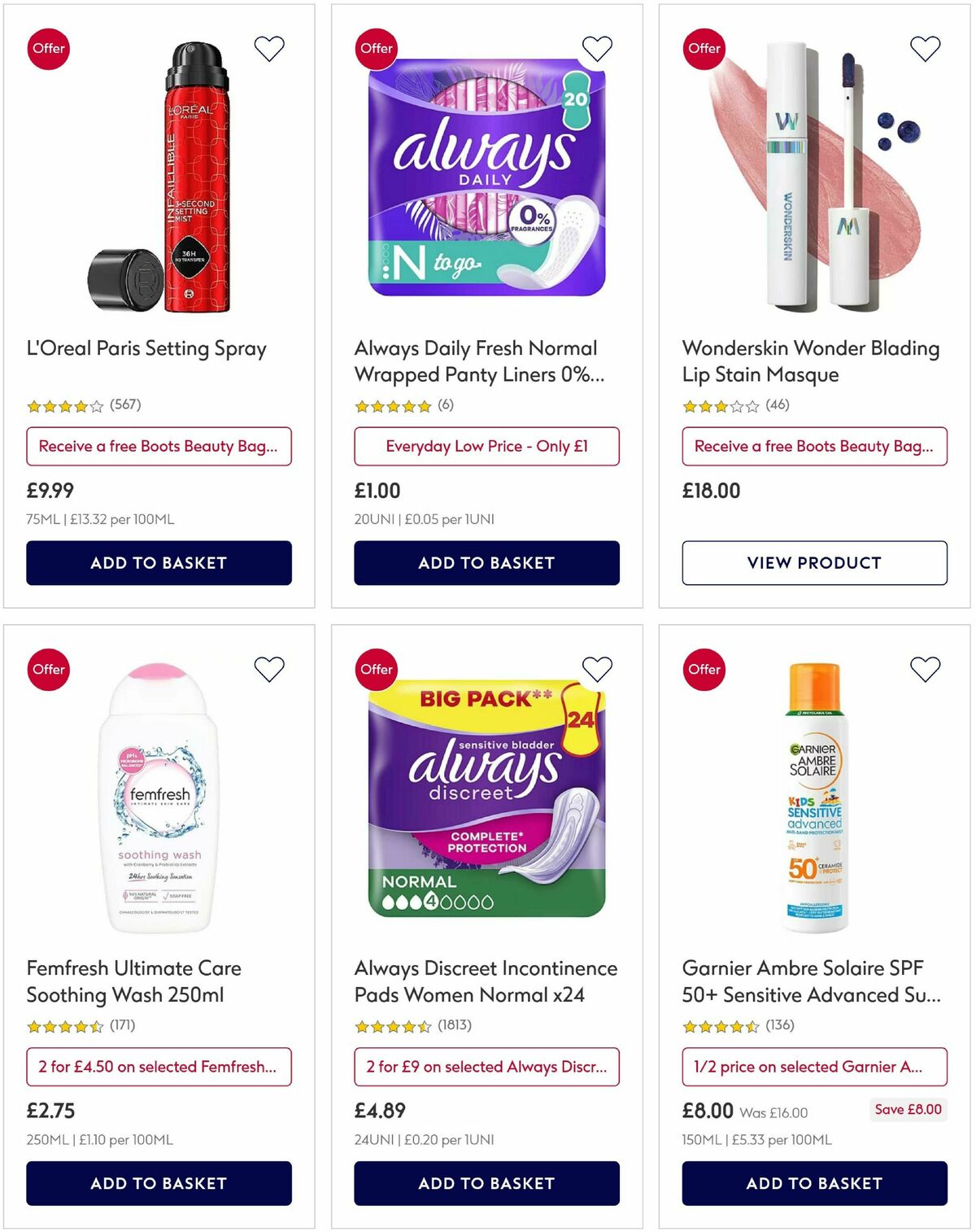 Boots Offers from 8 July