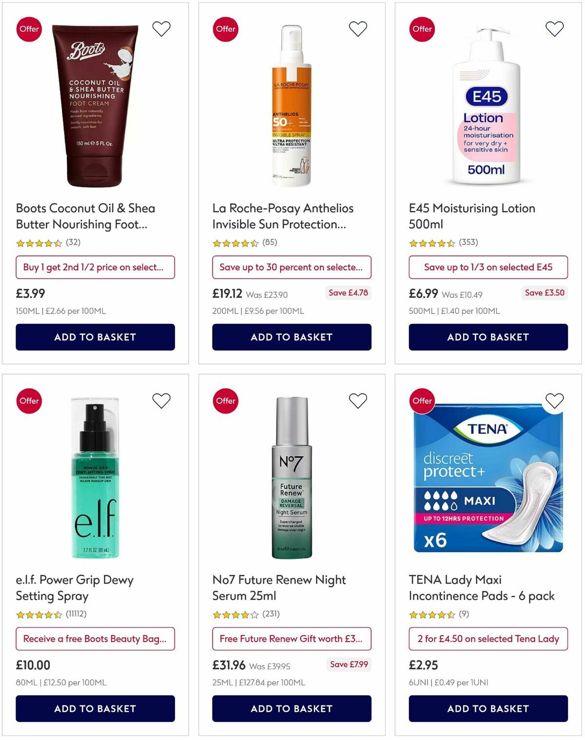 Boots Offers from 8 July
