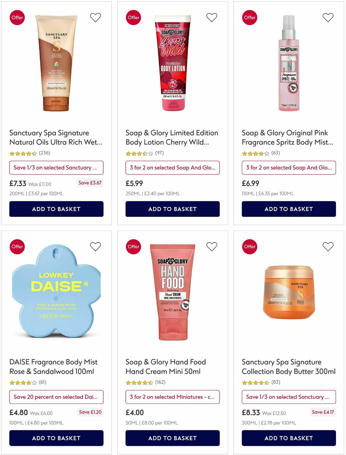 Boots Offers from 16 July