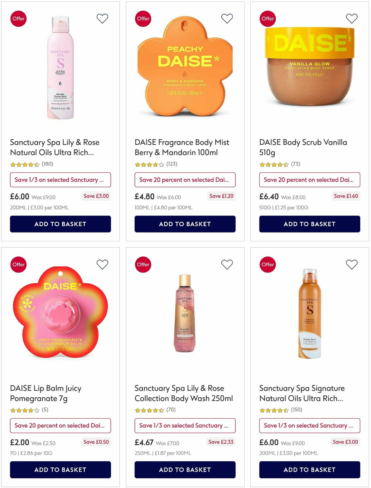 Boots Offers from 16 July