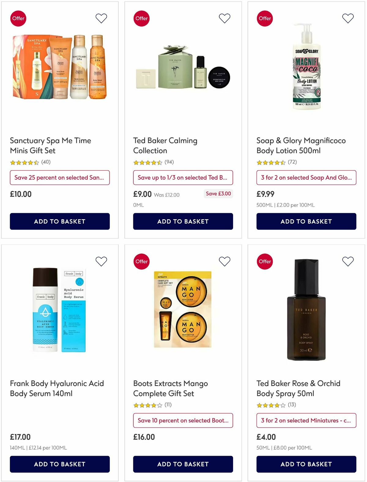 Boots Offers from 16 July
