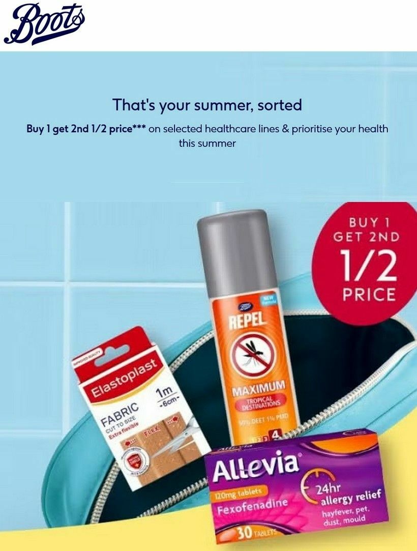 Boots Offers from 15 August
