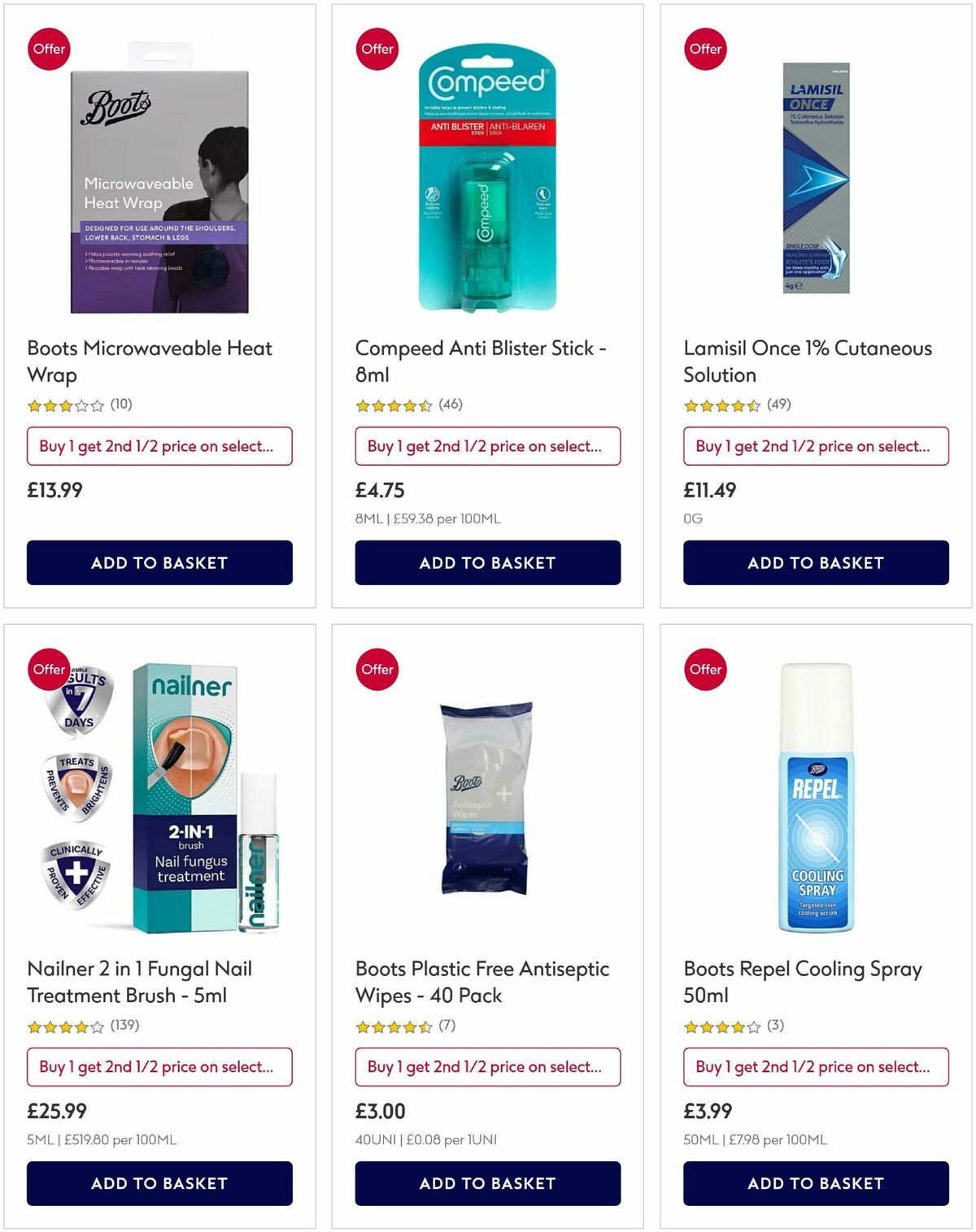 Boots Offers from 15 August
