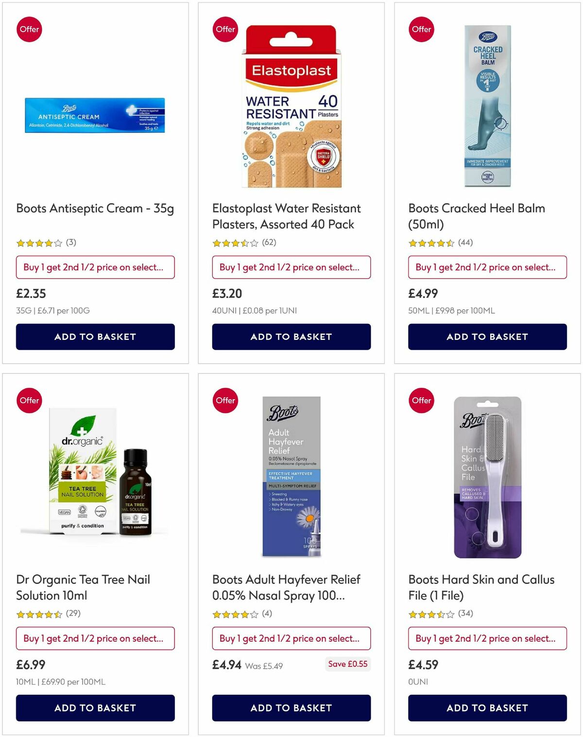 Boots Offers from 15 August