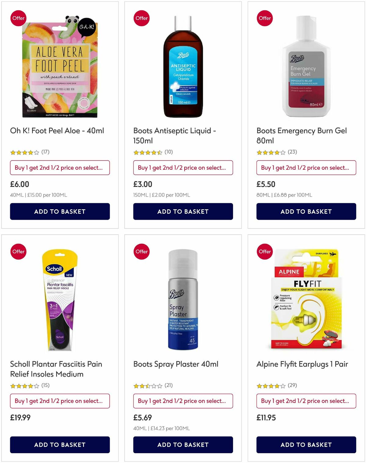 Boots Offers from 15 August