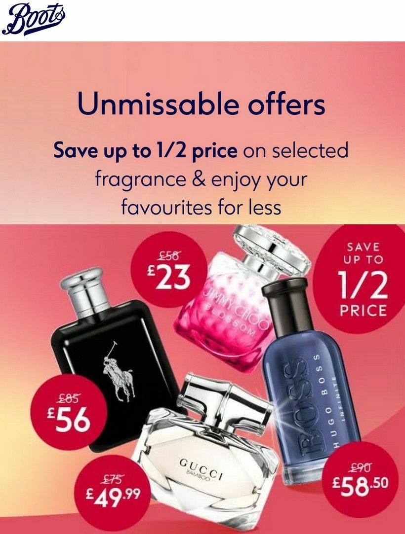 Boots Offers from 16 September