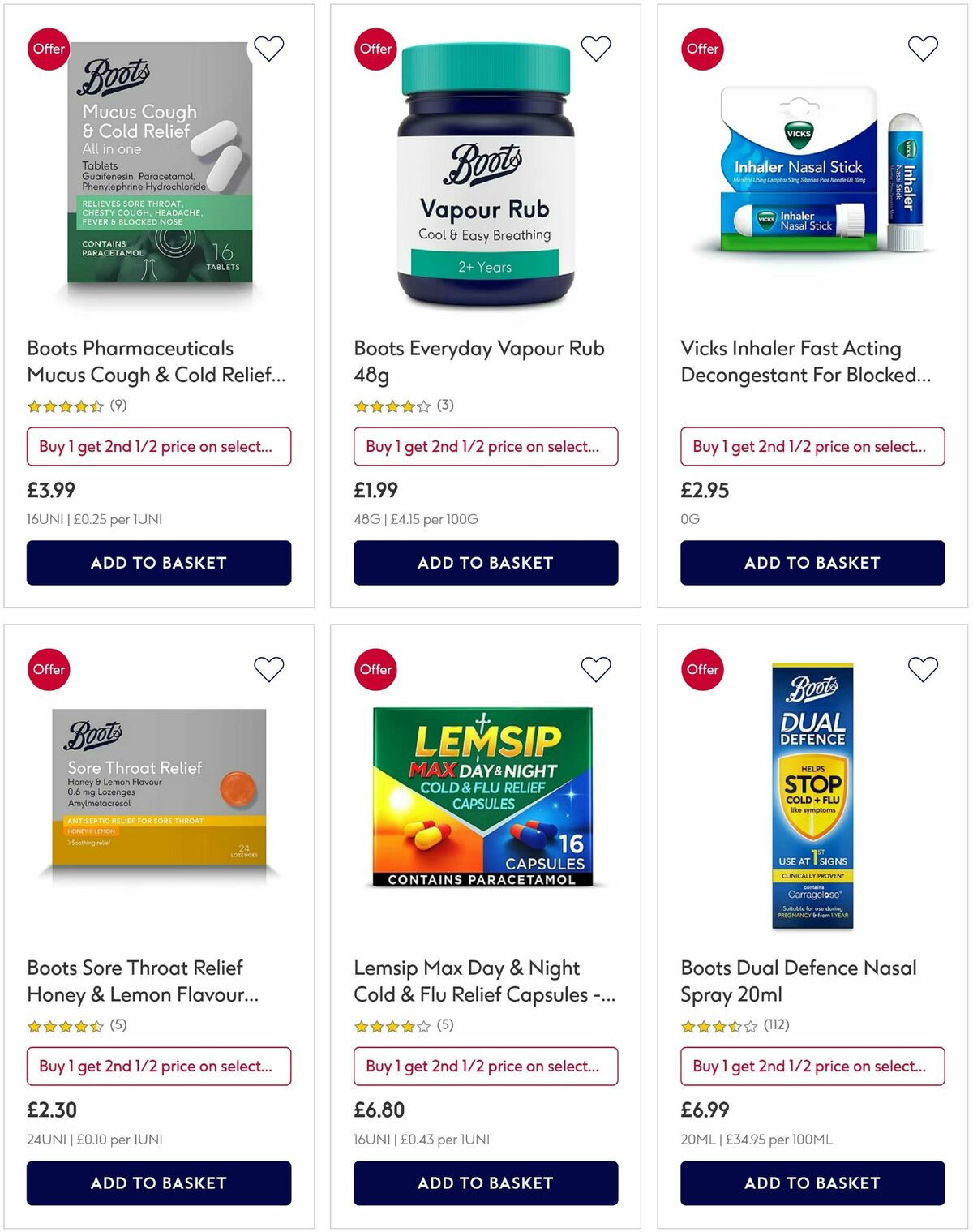 Boots Offers from 14 October