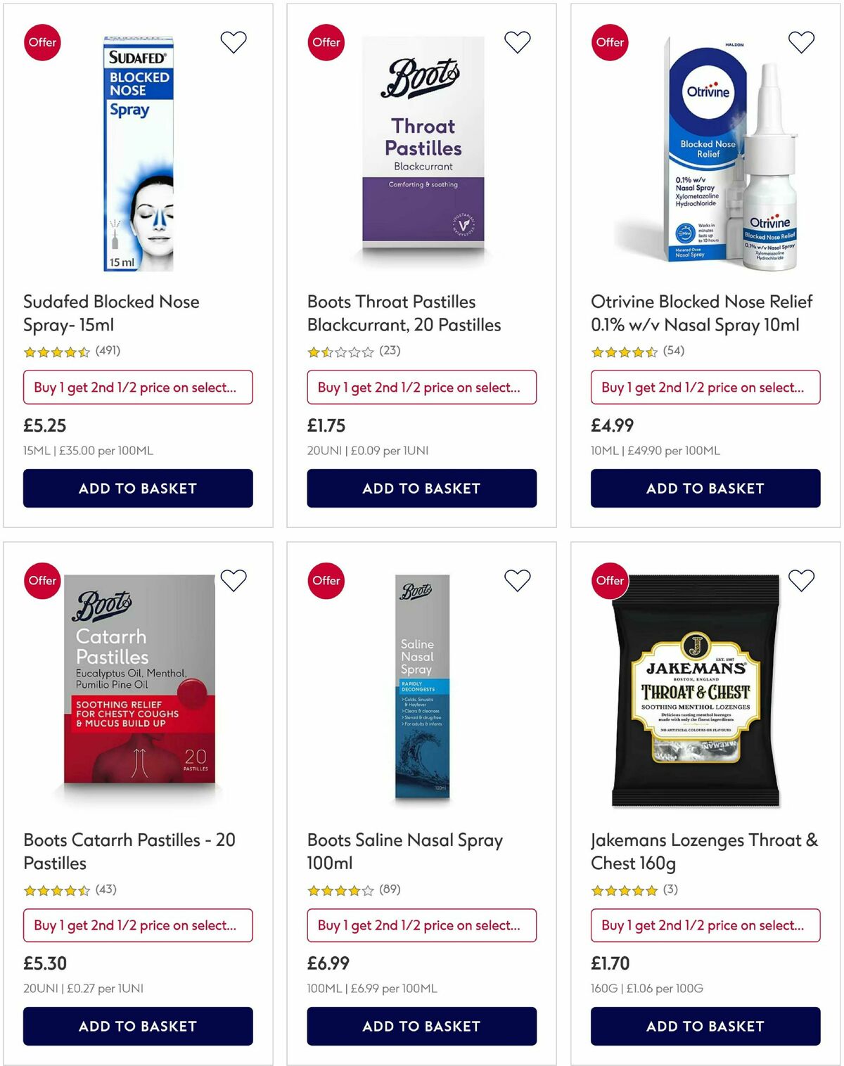 Boots Offers from 14 October