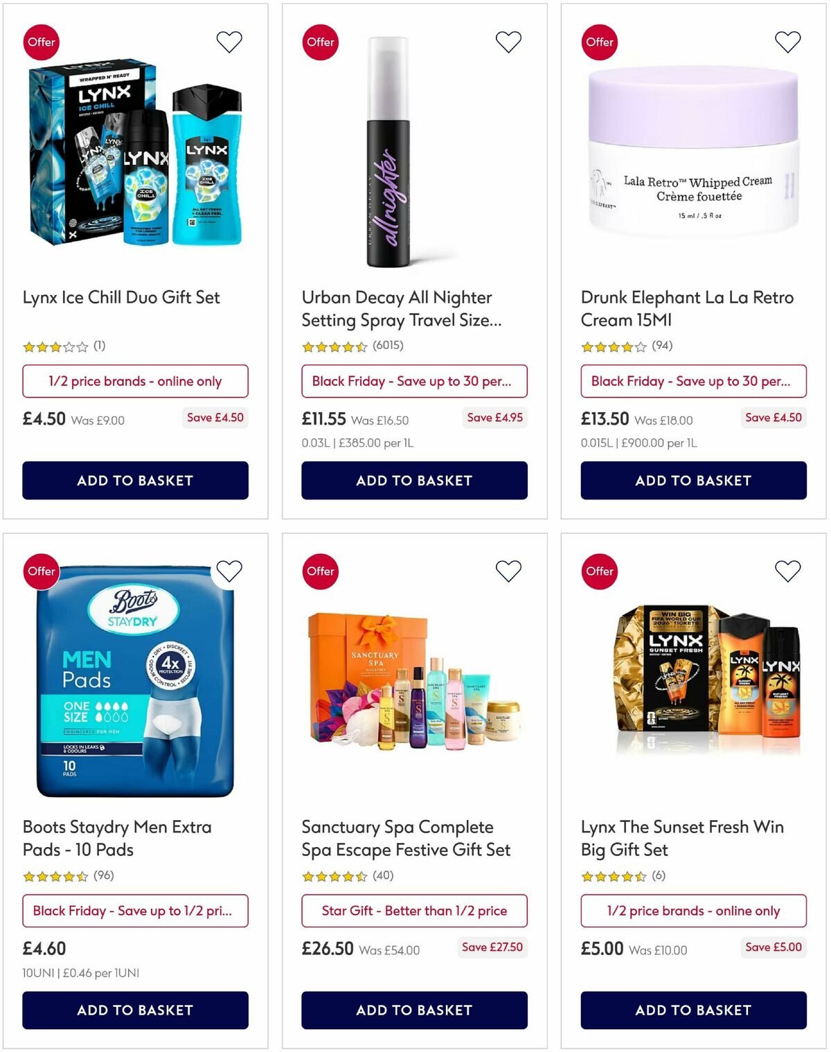 Boots Offers from 14 November