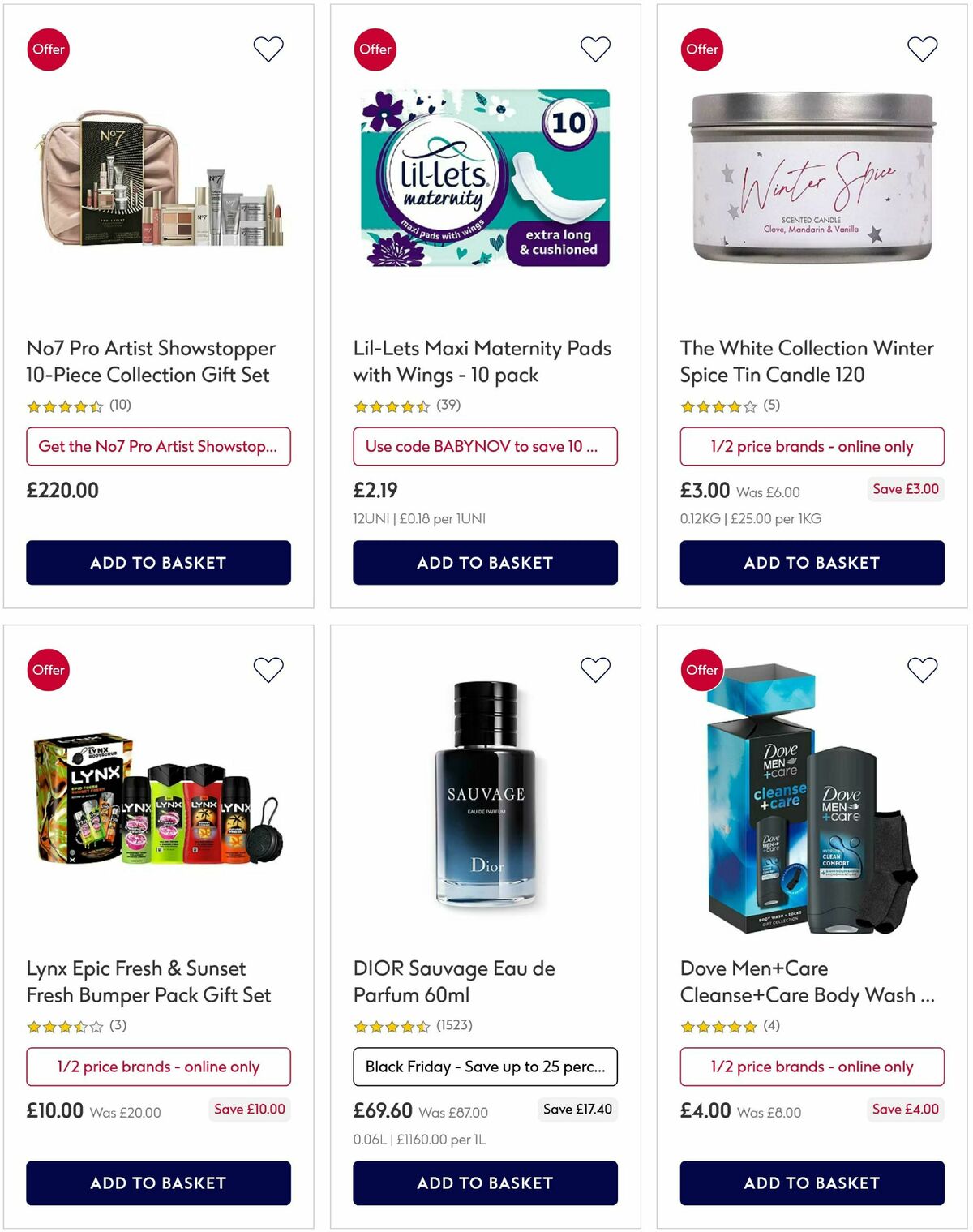 Boots Offers from 14 November