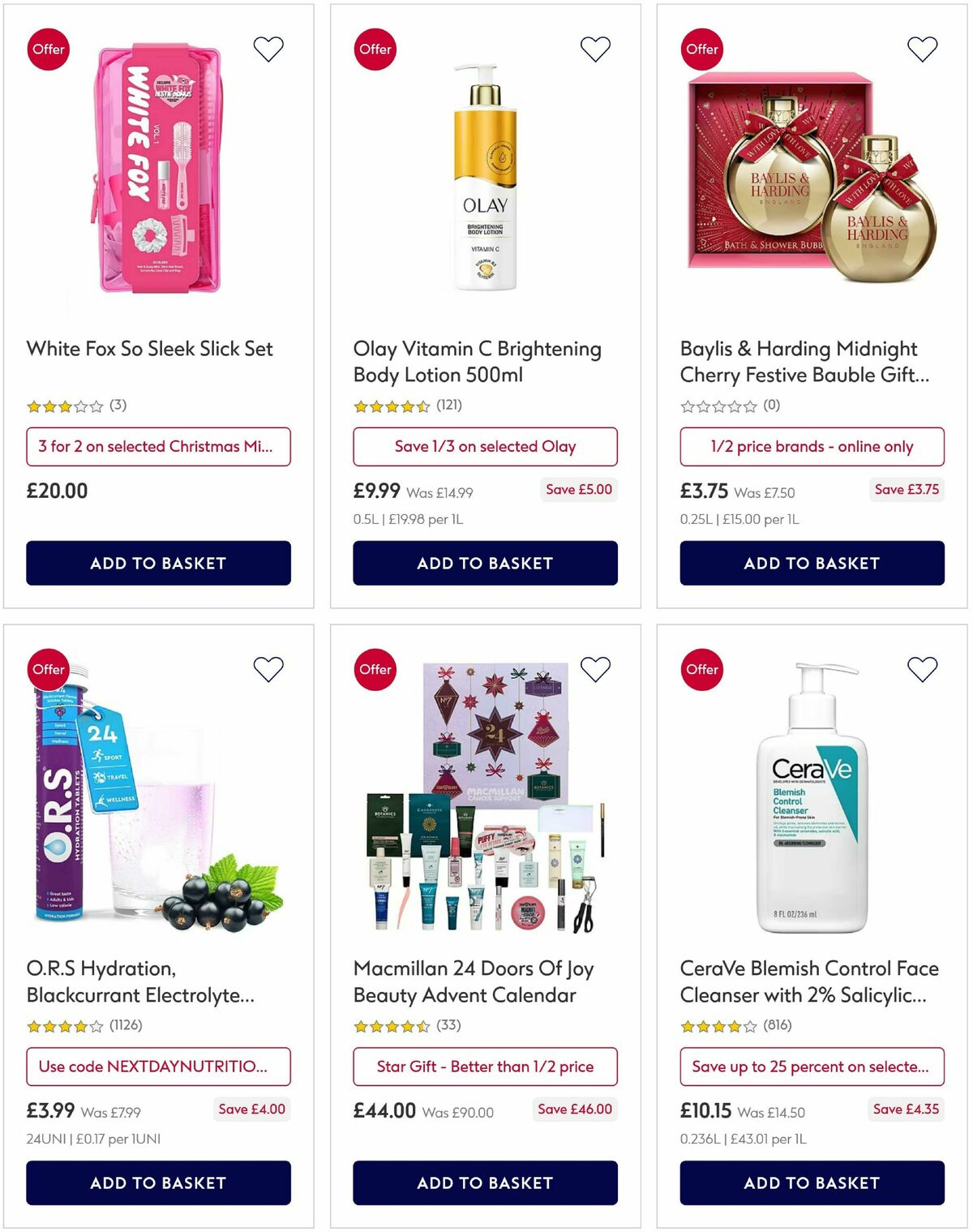 Boots Offers from 14 November