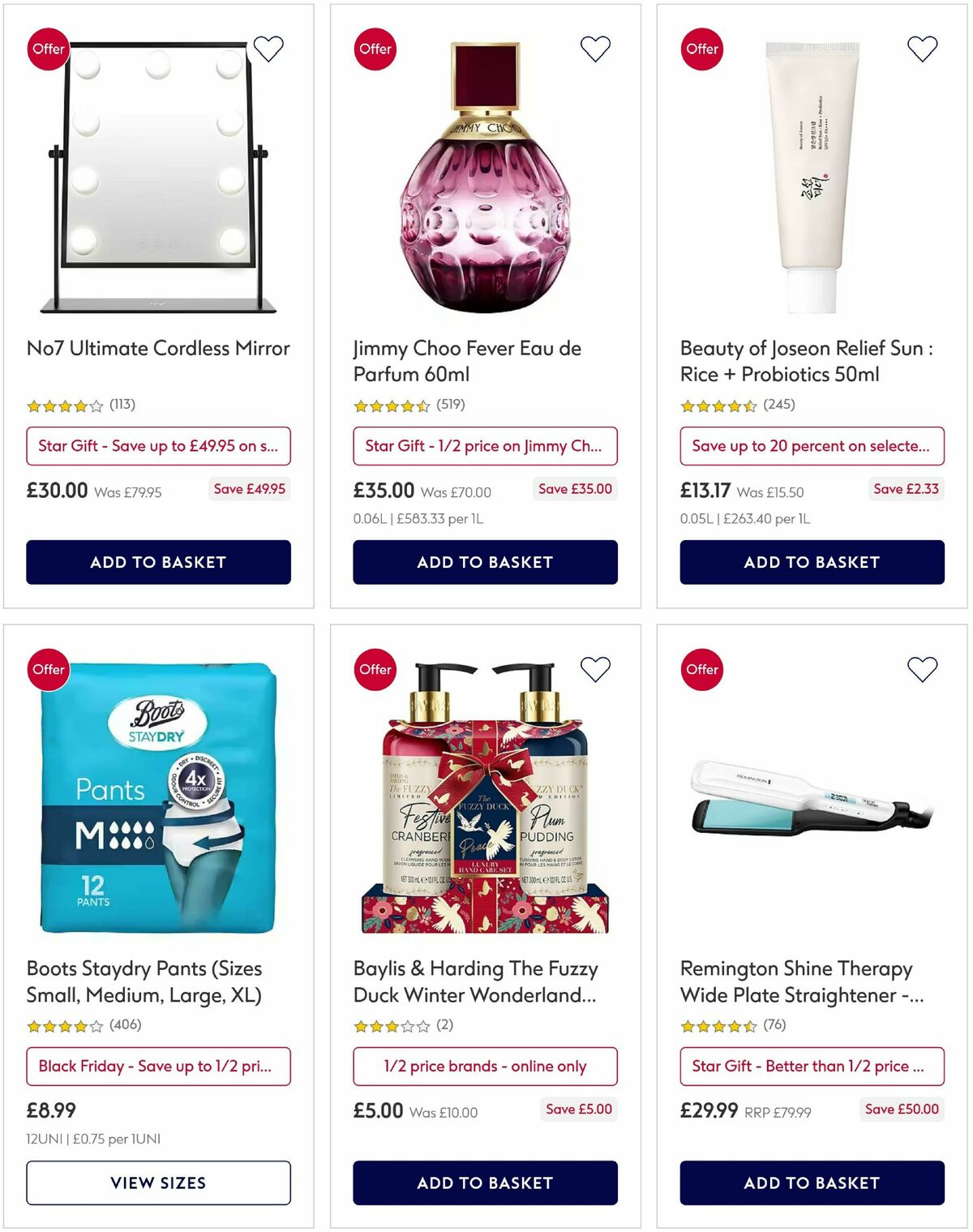 Boots Offers from 14 November