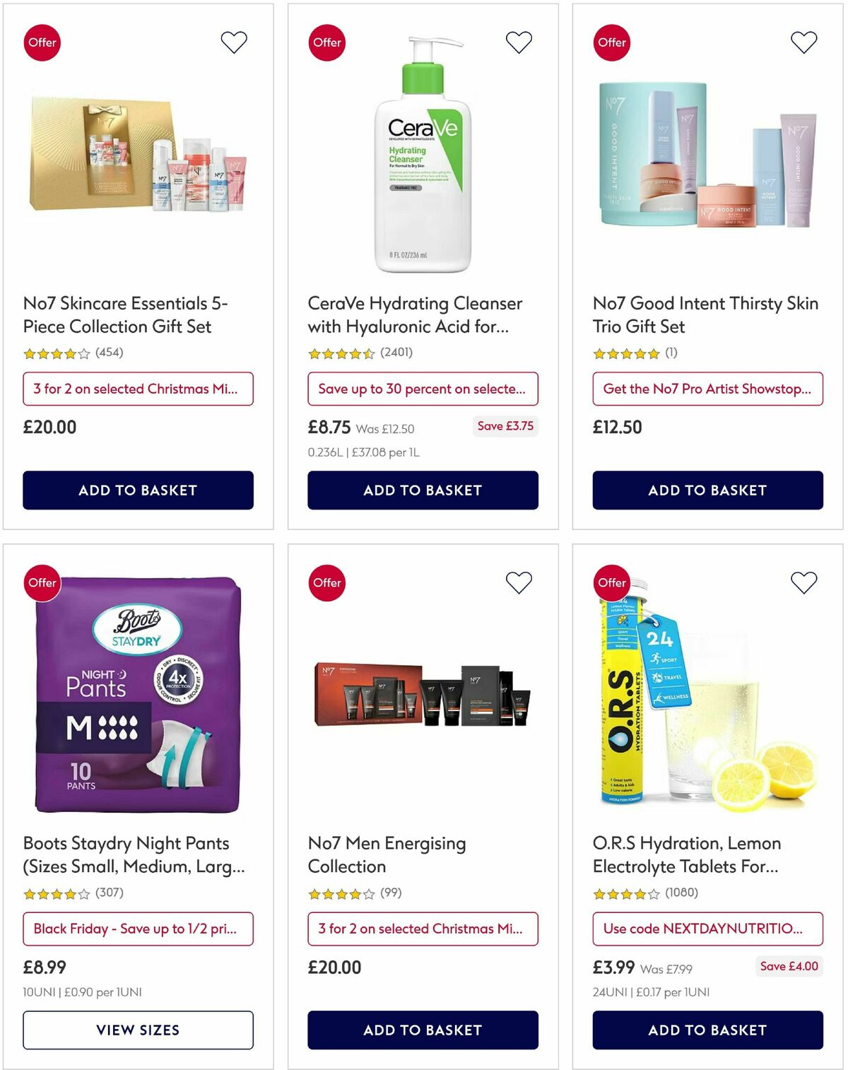 Boots Offers from 14 November
