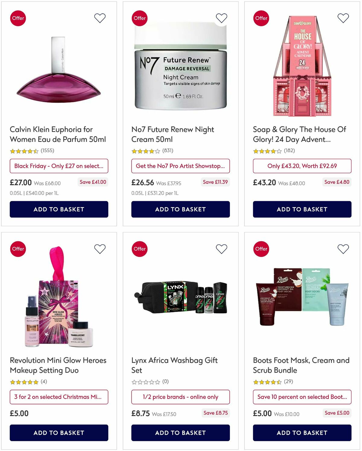 Boots Offers from 14 November