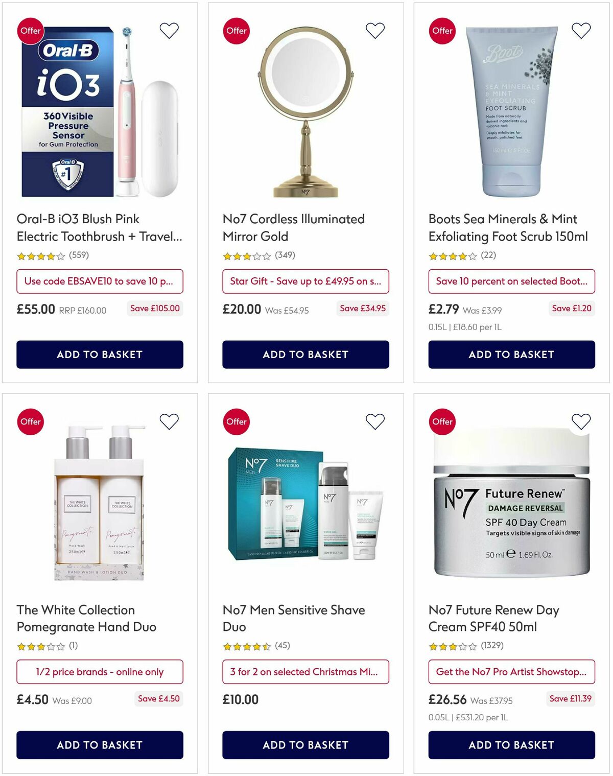Boots Offers from 14 November