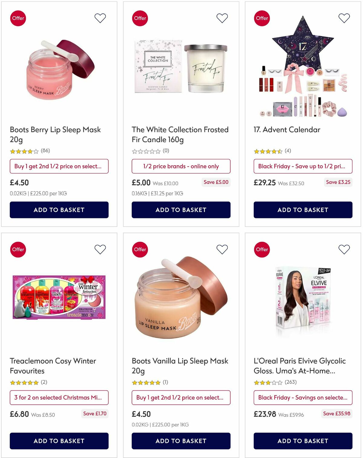 Boots Offers from 14 November
