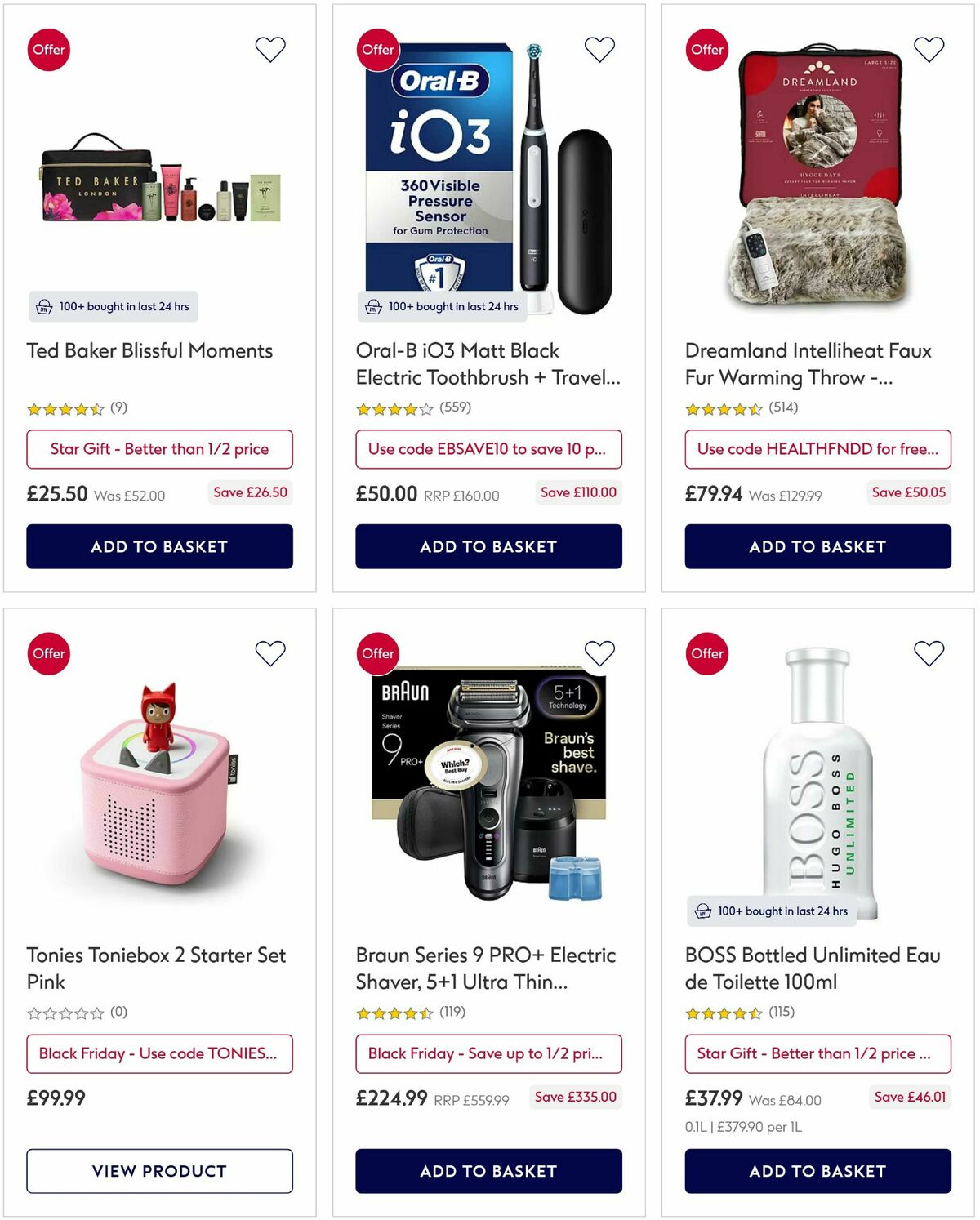 Boots Offers from 14 November