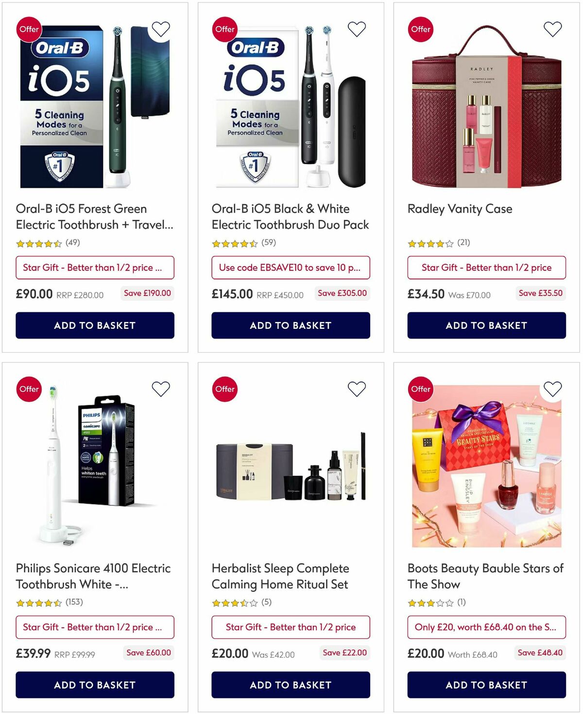 Boots Offers from 1 December