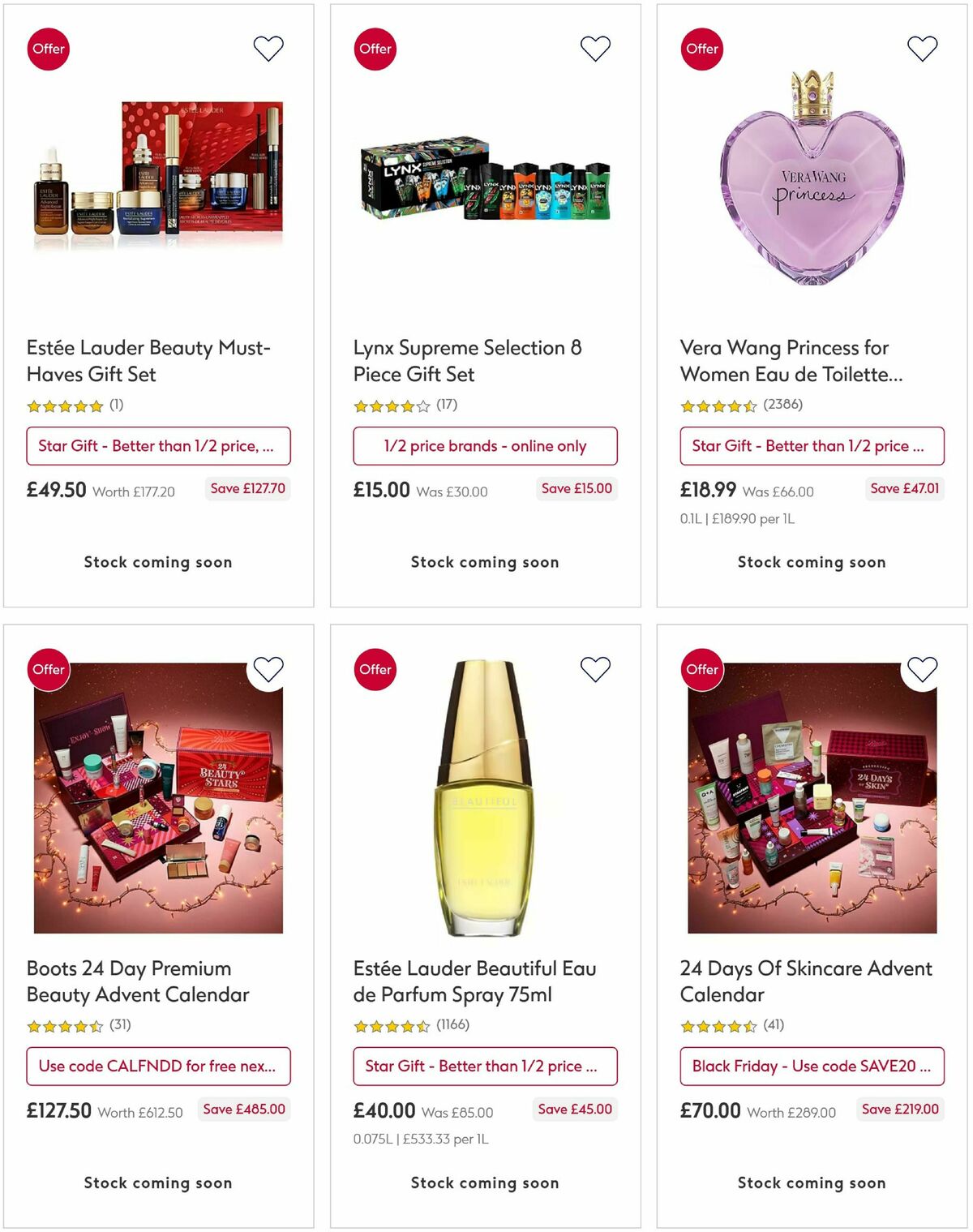 Boots Offers from 1 December