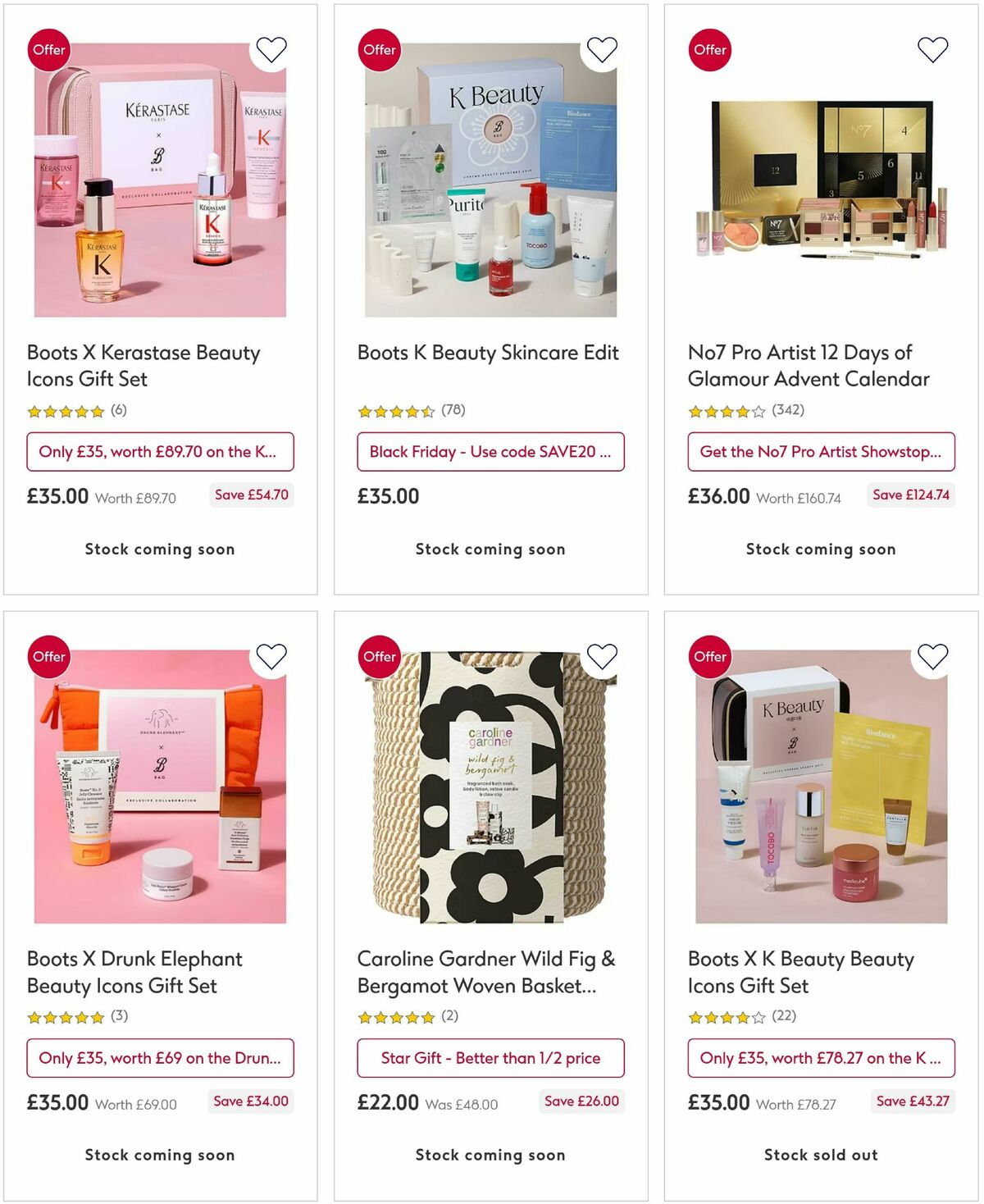 Boots Offers from 1 December