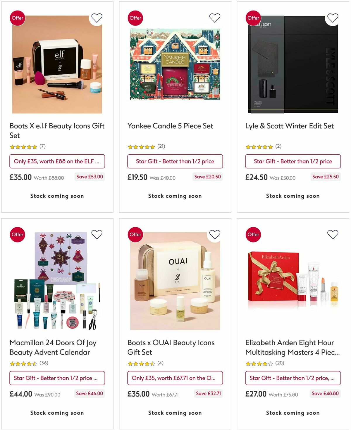 Boots Offers from 1 December