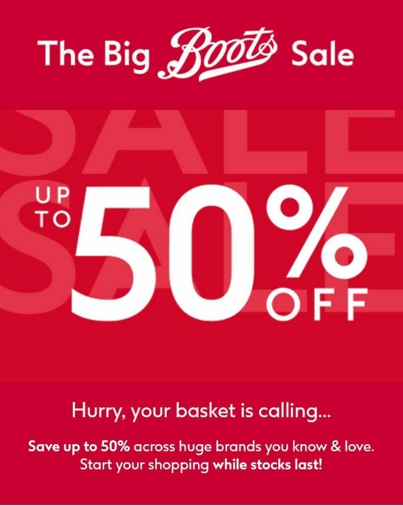 Boots Offers from 26 December