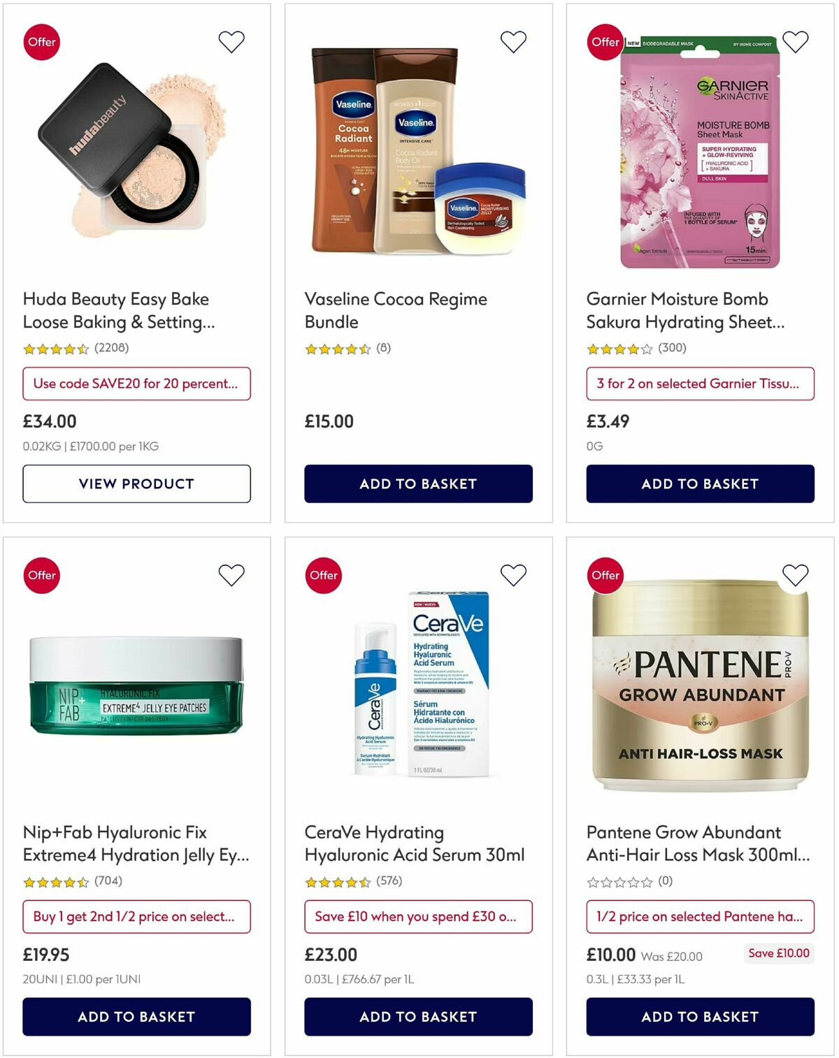 Boots Offers from 20 January