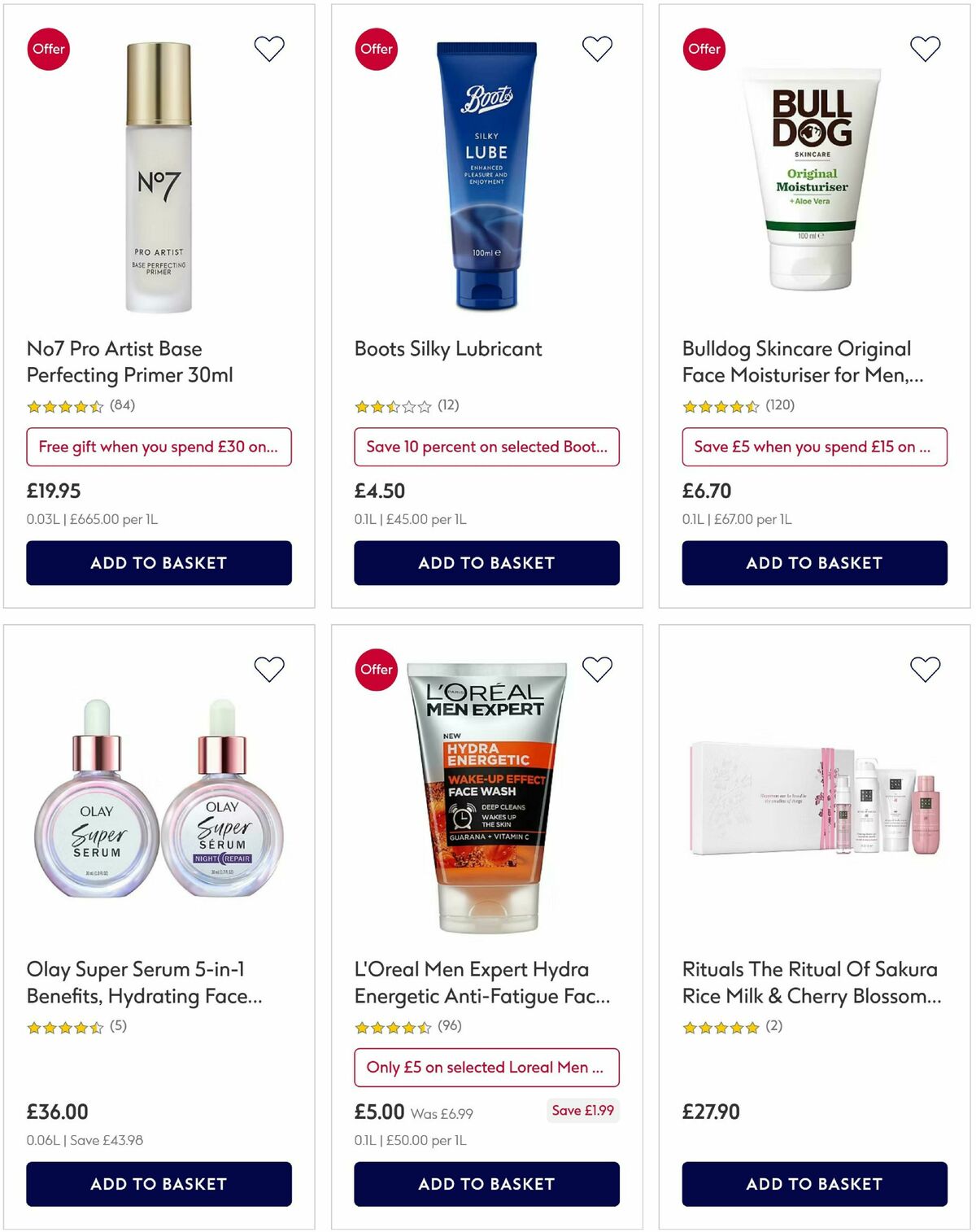 Boots Offers from 20 January