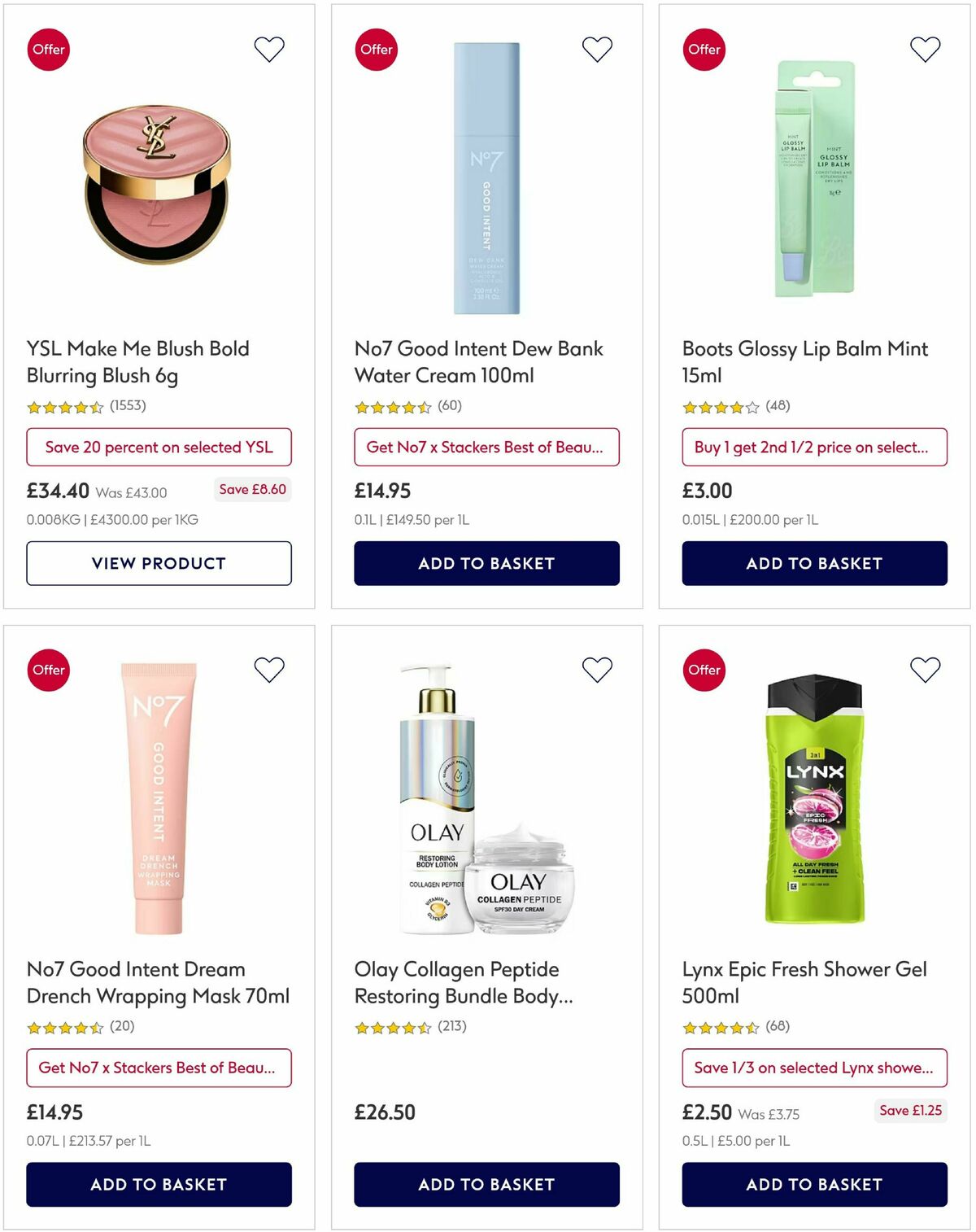 Boots Offers from 20 January