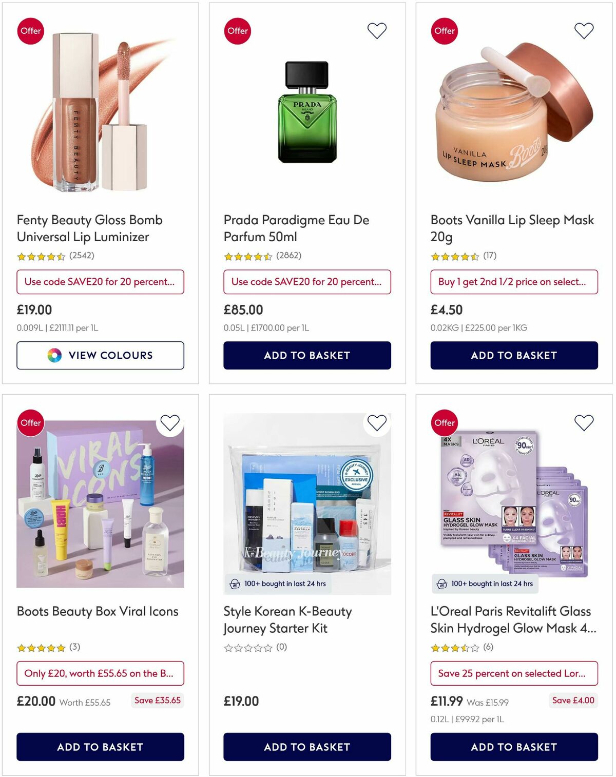 Boots Offers from 20 January