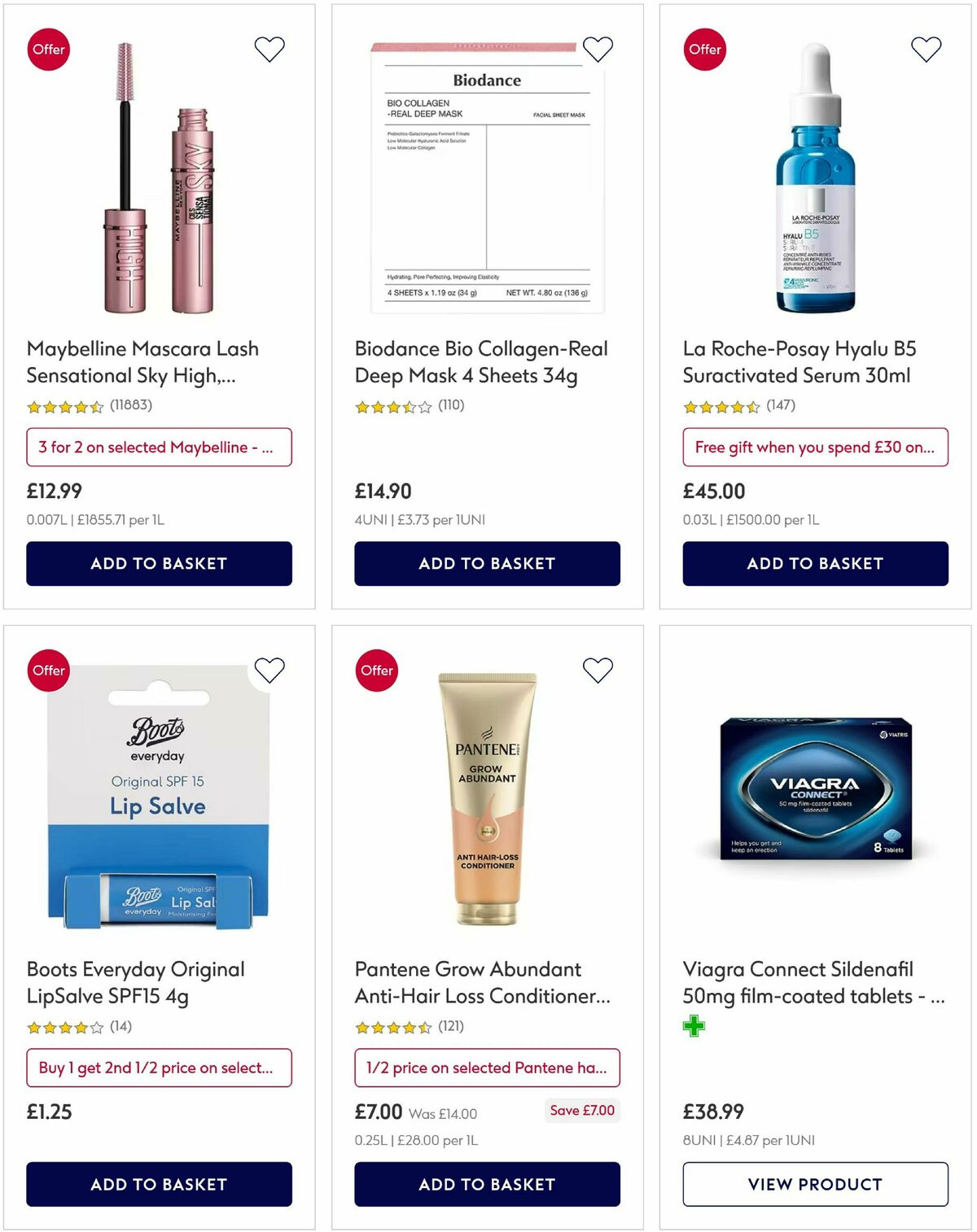 Boots Offers from 20 January