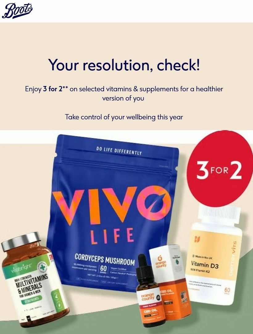 Boots Offers from 16 March