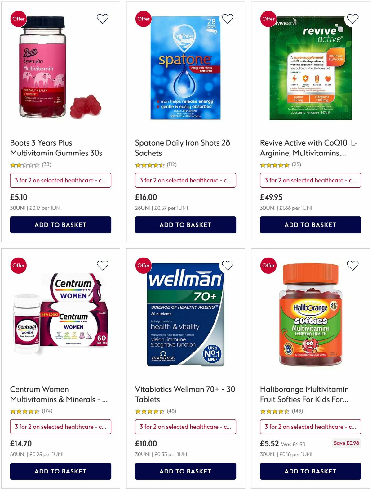 Boots Offers from 16 March