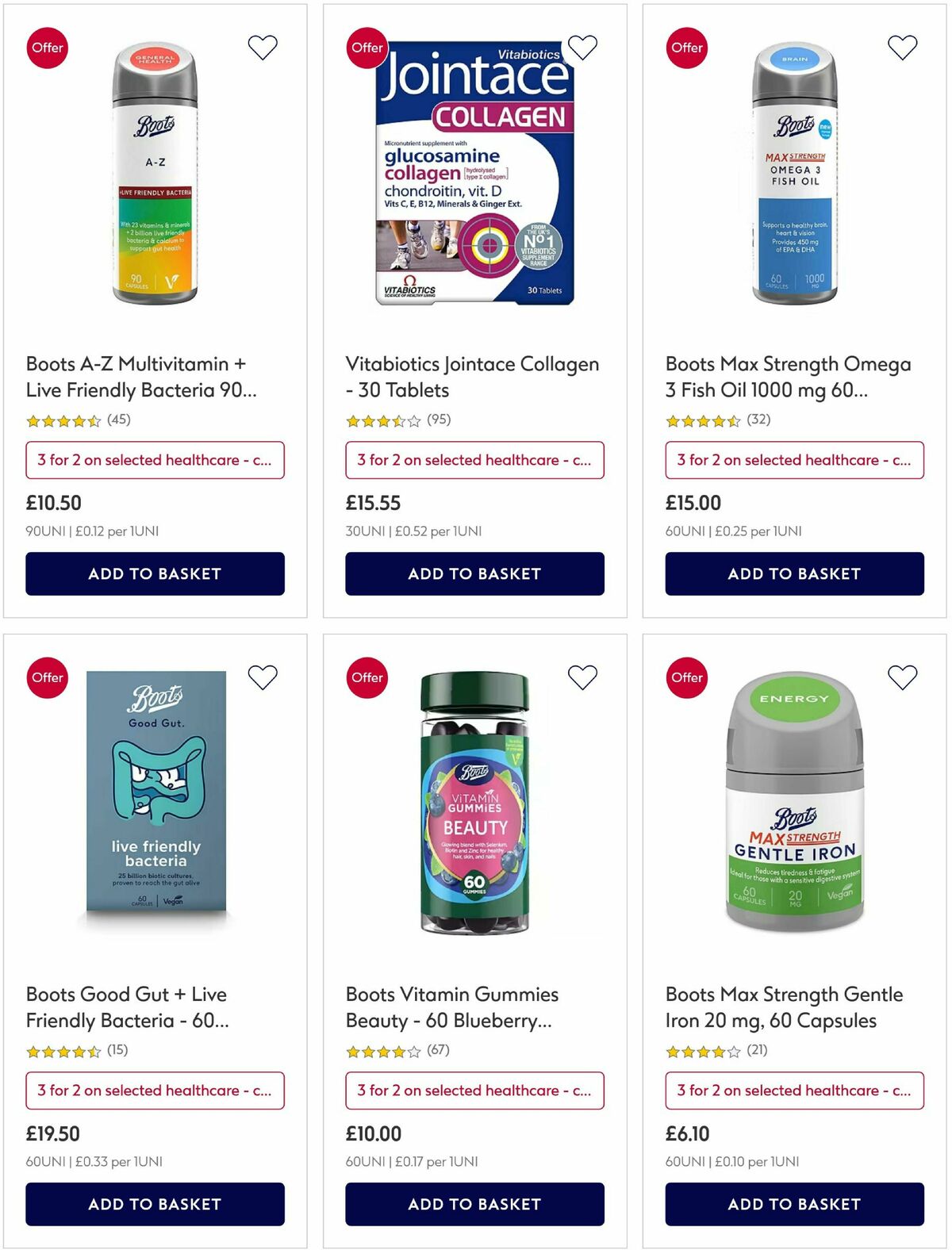 Boots Offers from 16 March