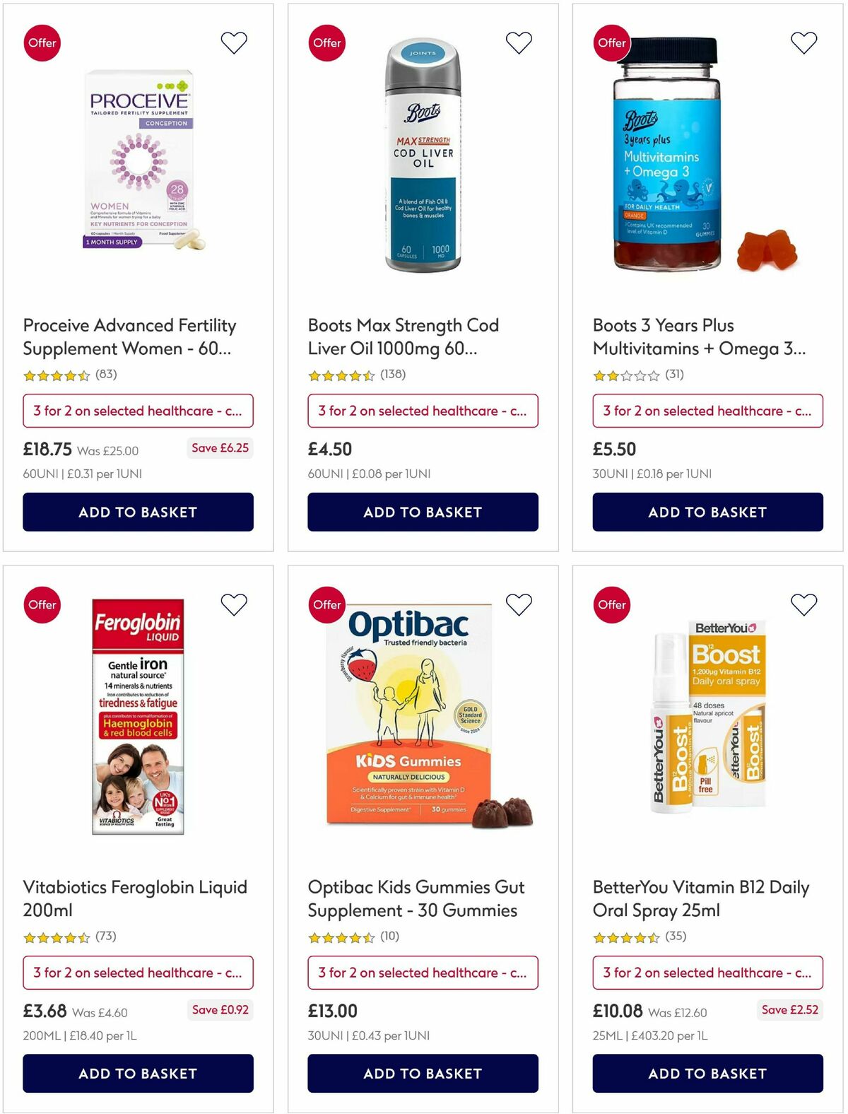 Boots Offers from 16 March
