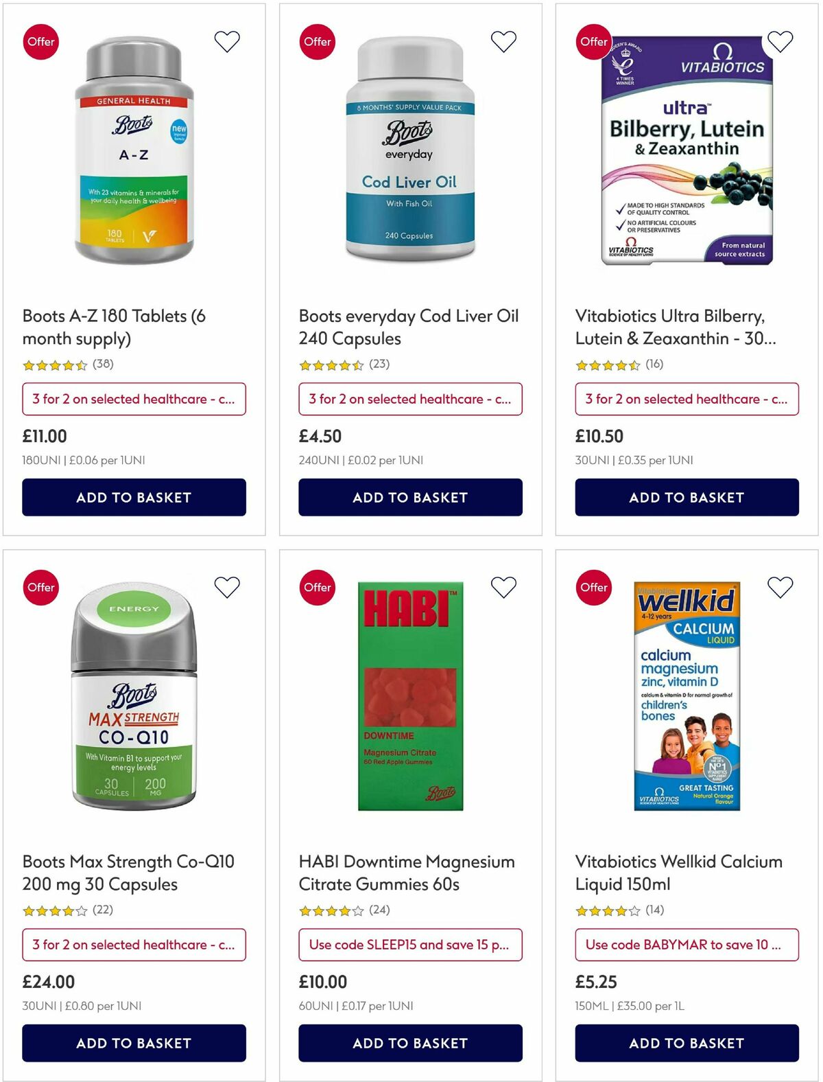 Boots Offers from 16 March