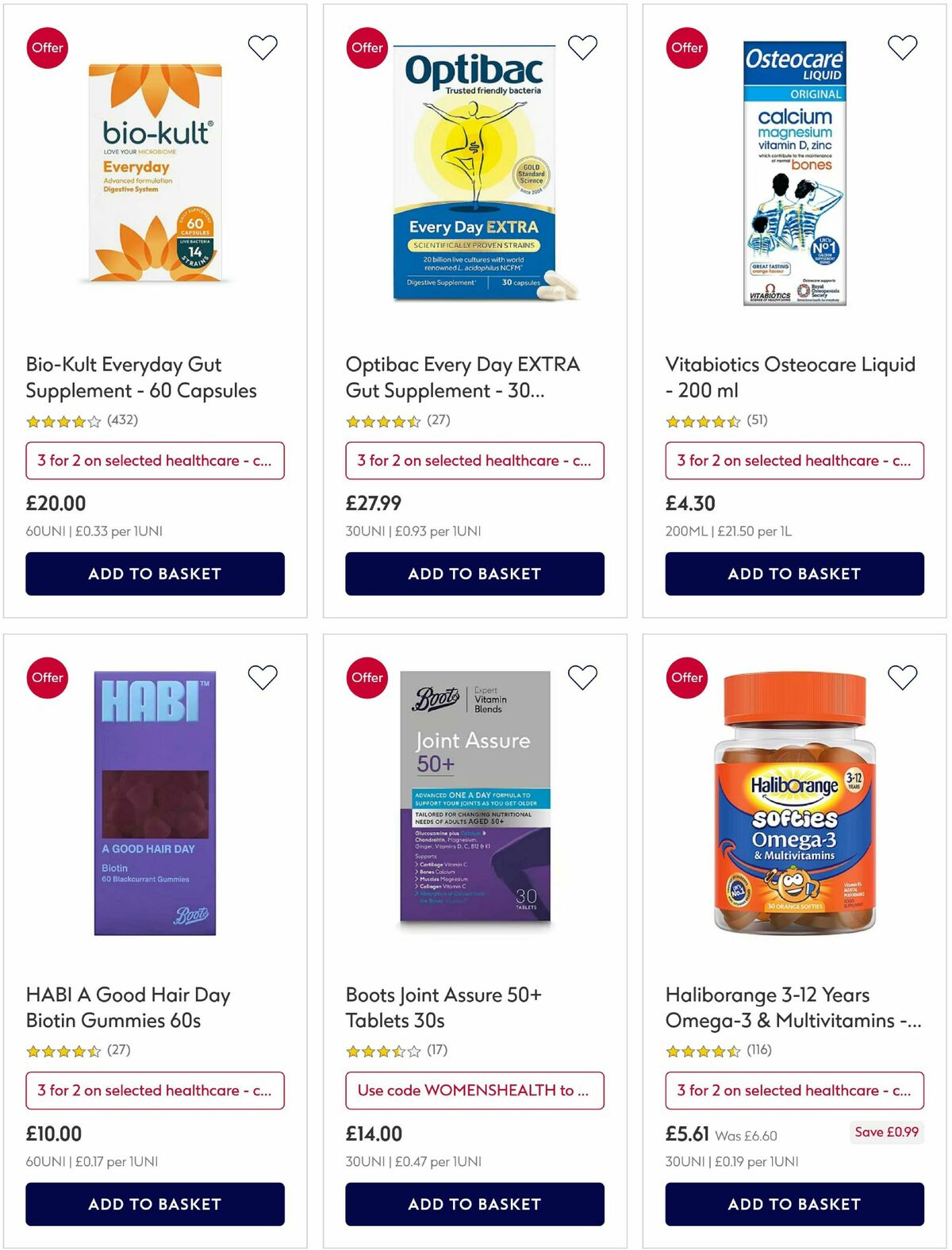 Boots Offers from 16 March