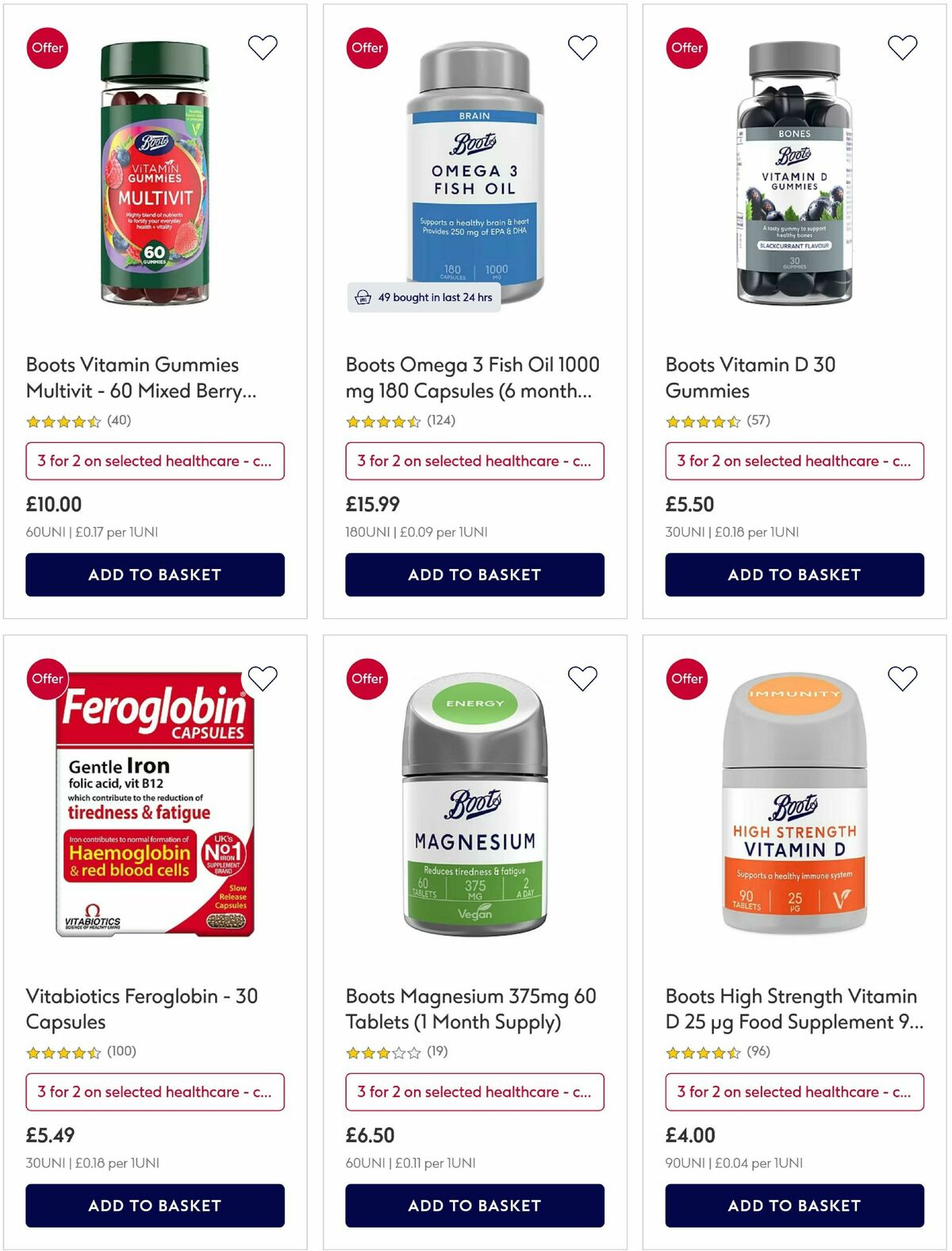 Boots Offers from 16 March